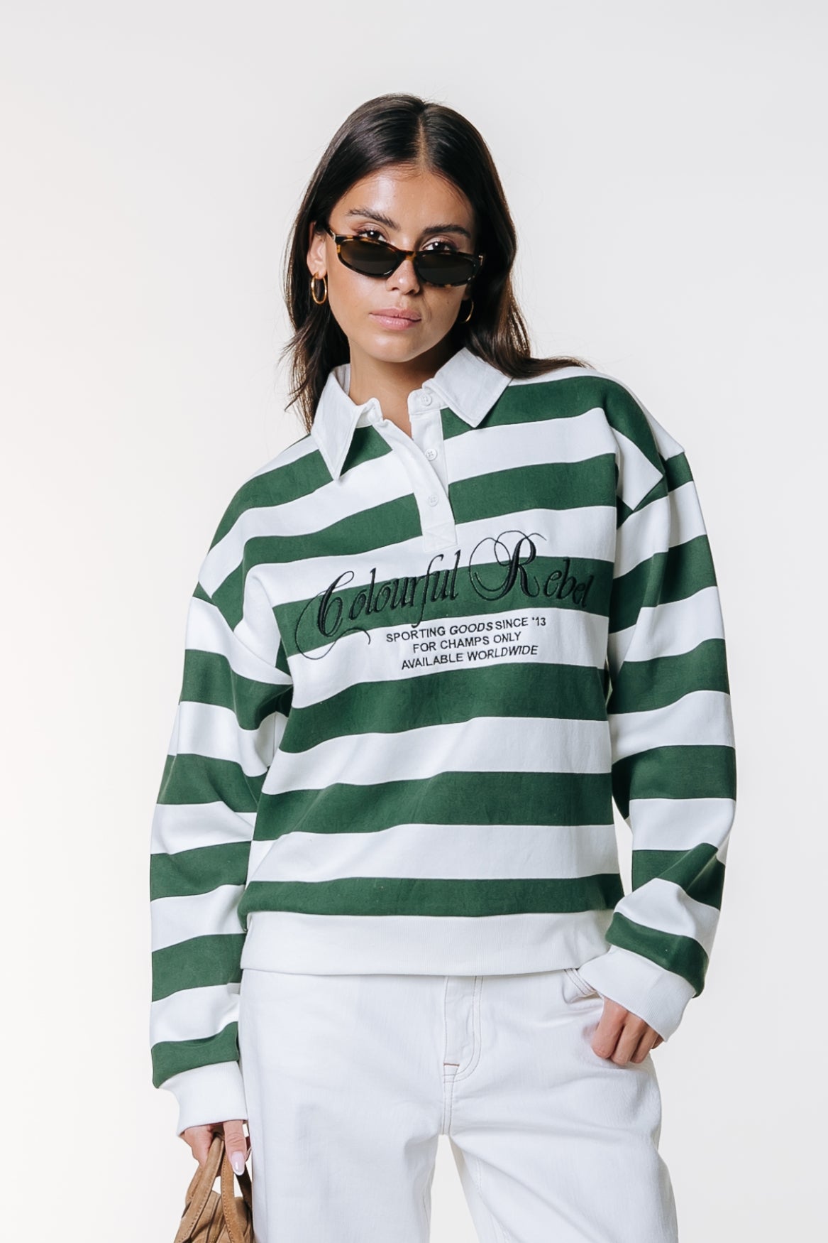 Polo Striped Sweat | Mint
