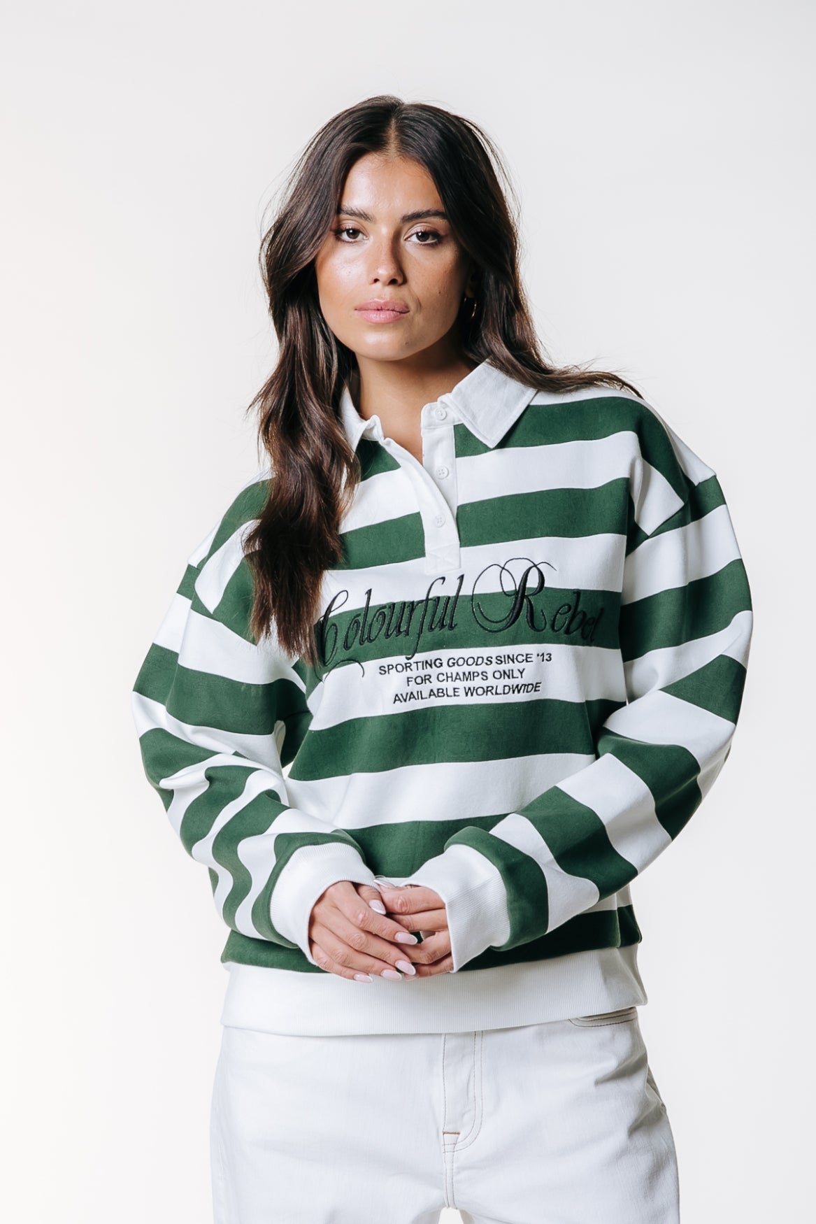Polo Striped Sweat | Mint