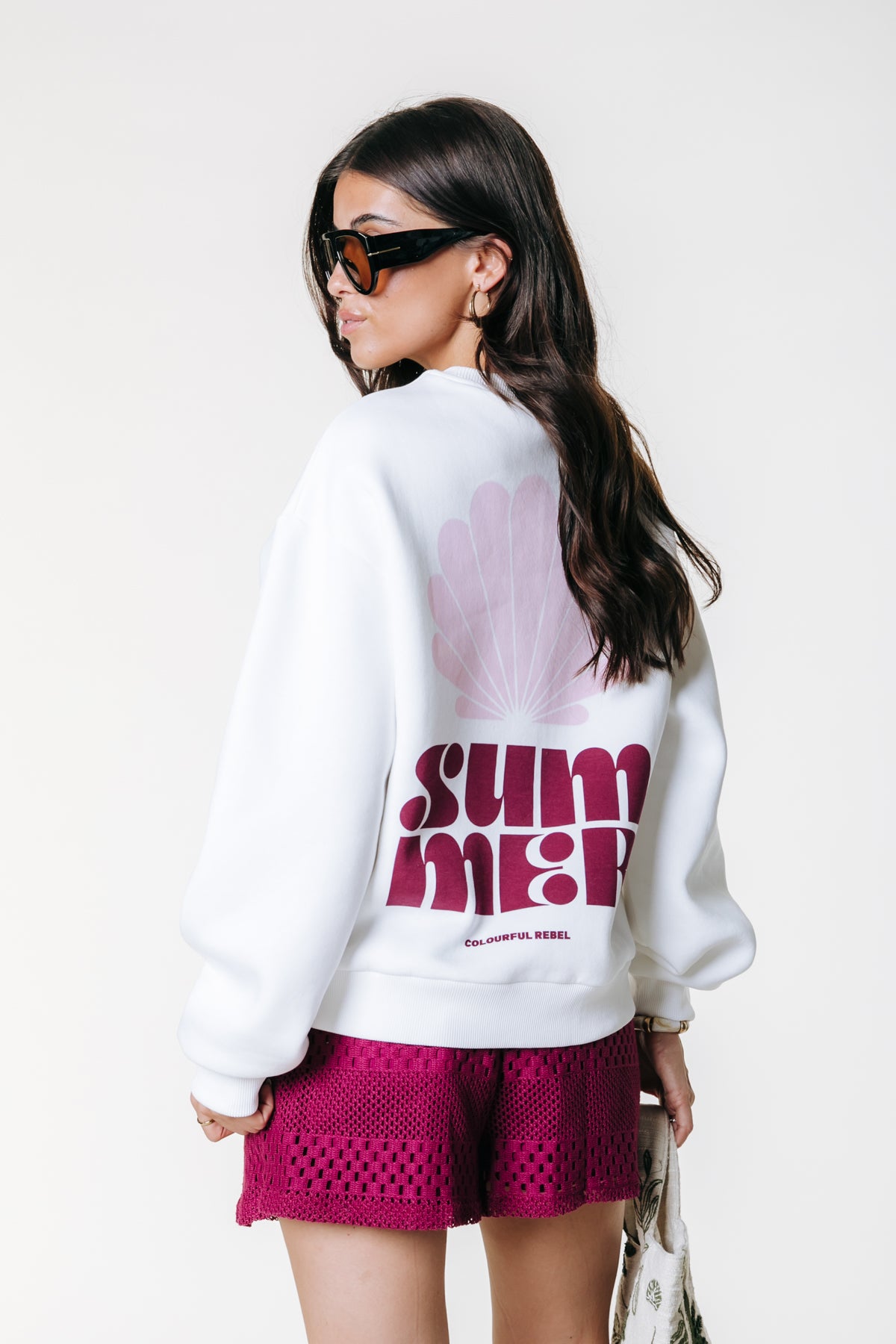 Summer Shell Sweat | Standardweiß