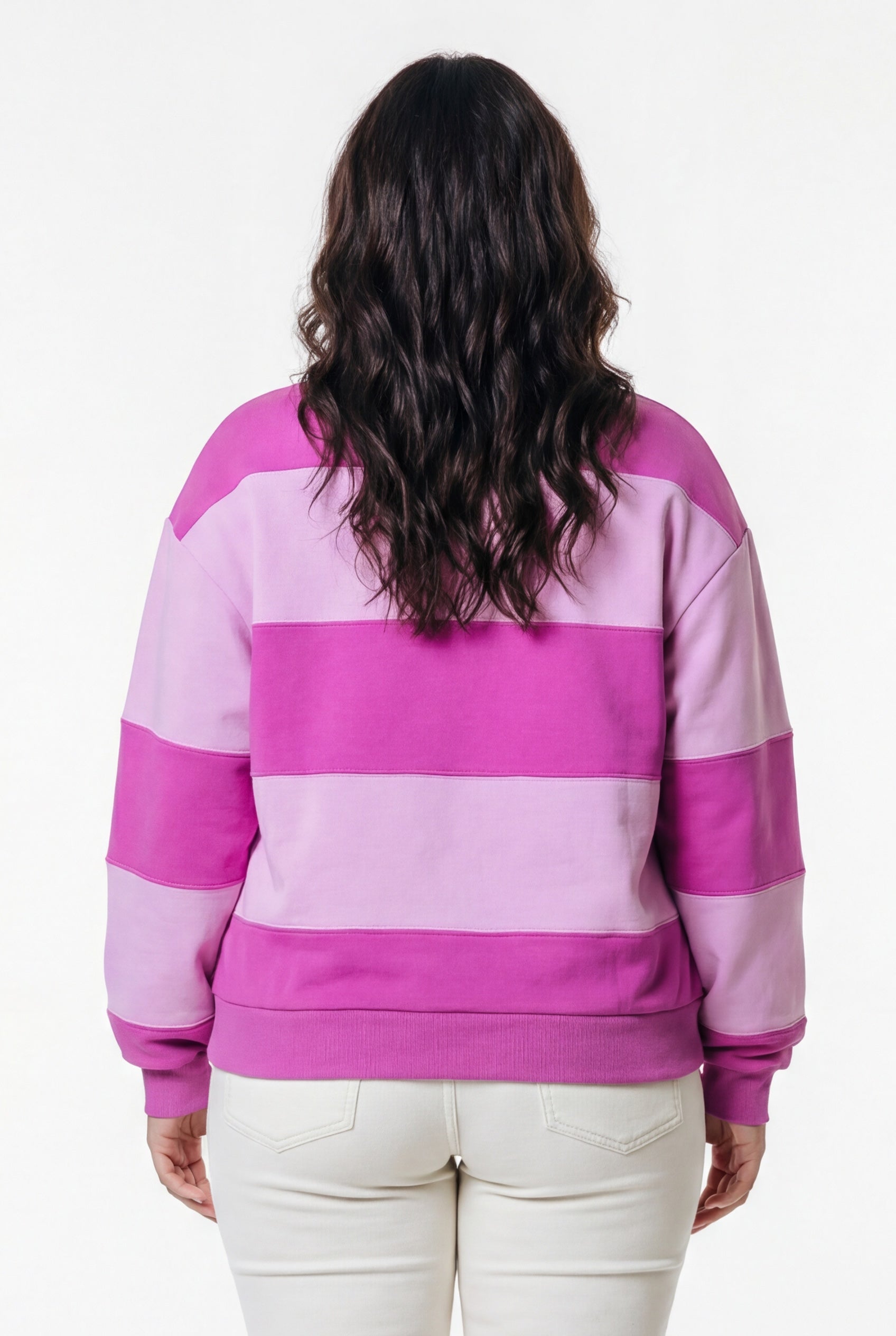 Cut & Sew Sweat | Pink