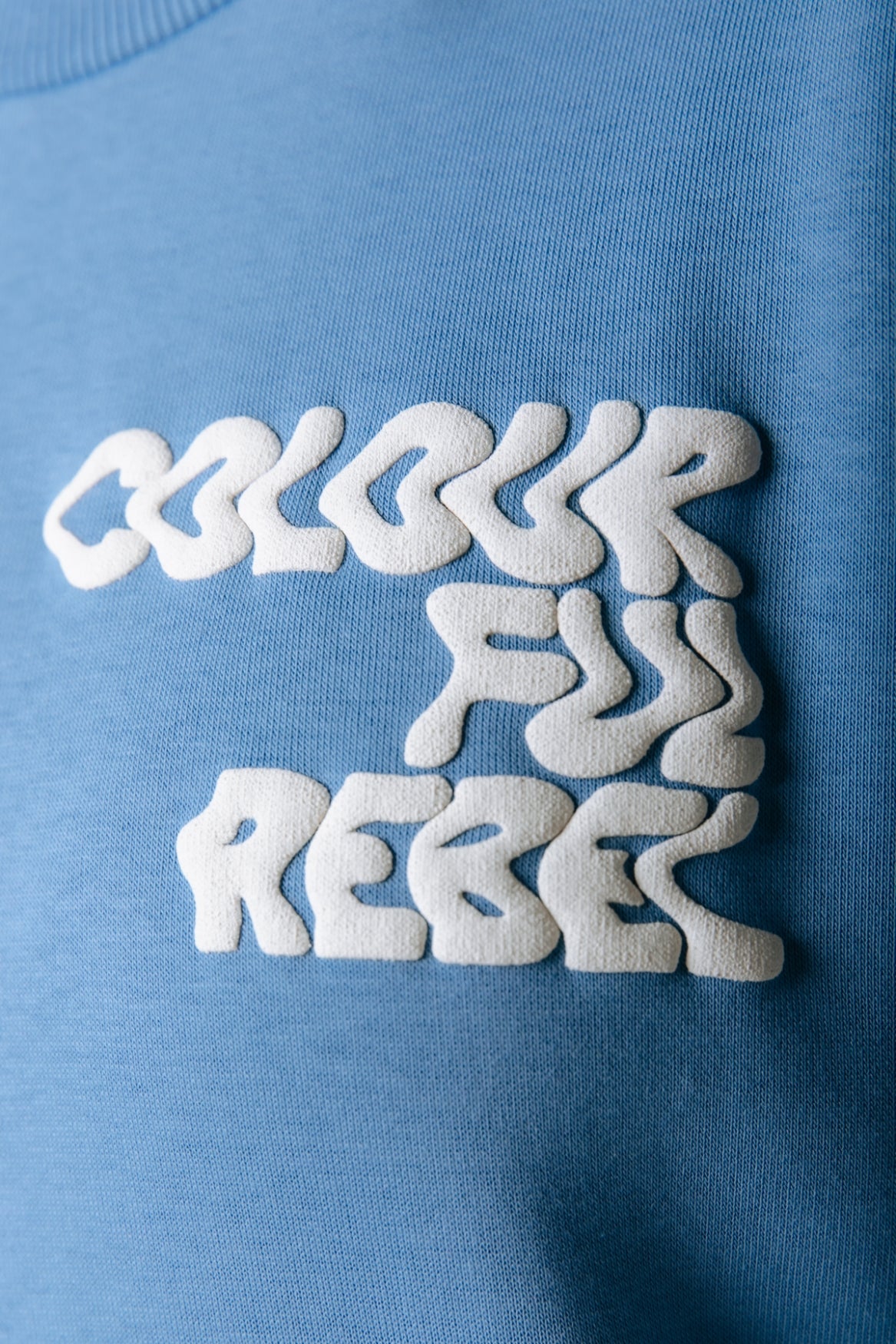 Logo Wave Sweat | Light Grey Blue