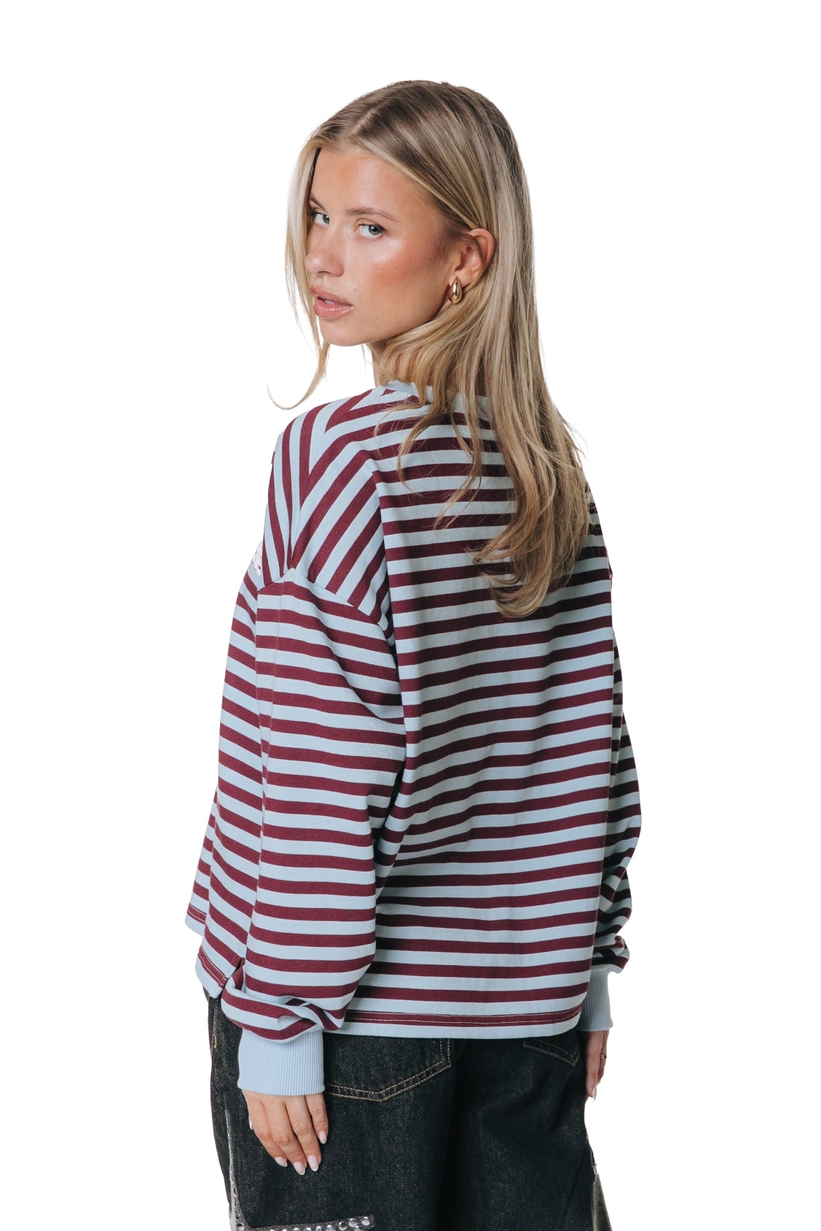 Multi Stripe Longsleeve | Blue / Wine