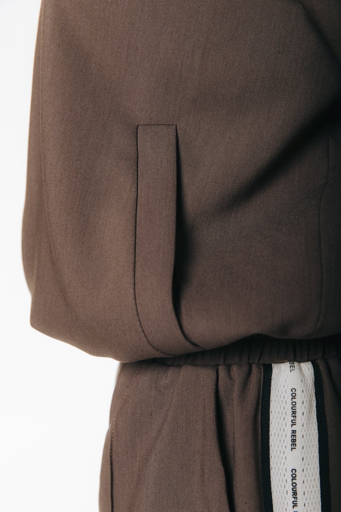 Koko Tuxedo Track Jacket | Brown