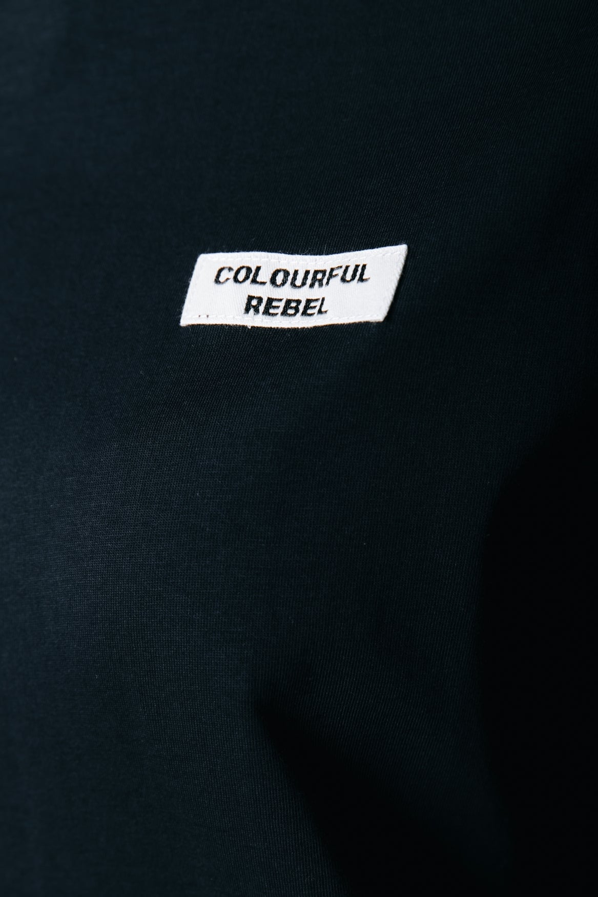 Colorful Rebel Label Tee | Black