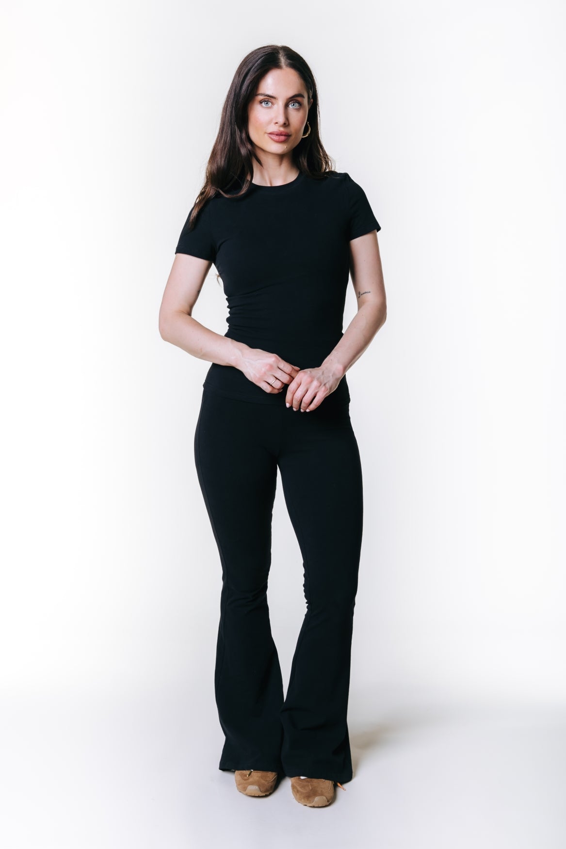 Fitted T-shirt | Black