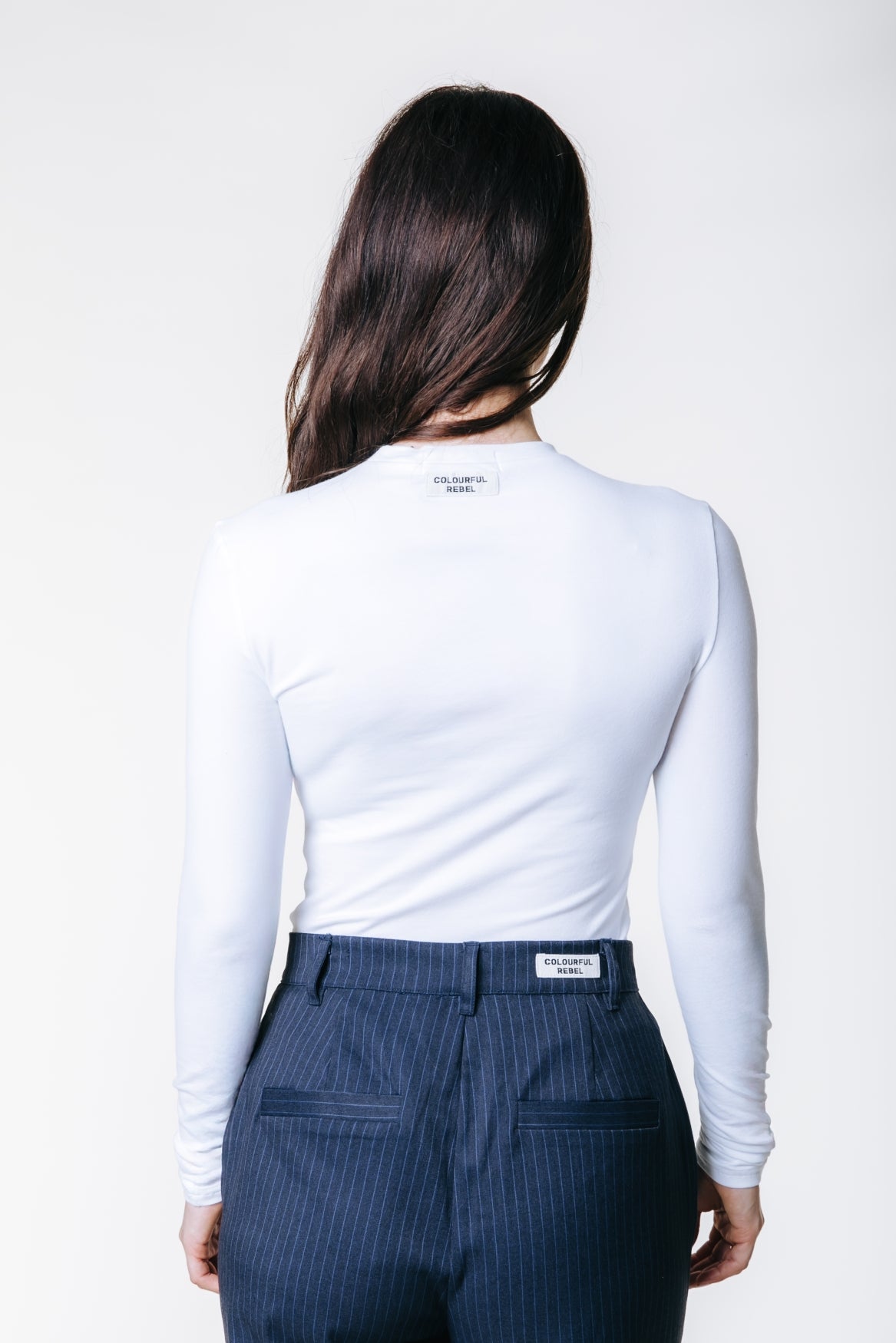 Fitted Longsleeve Top | Optic white