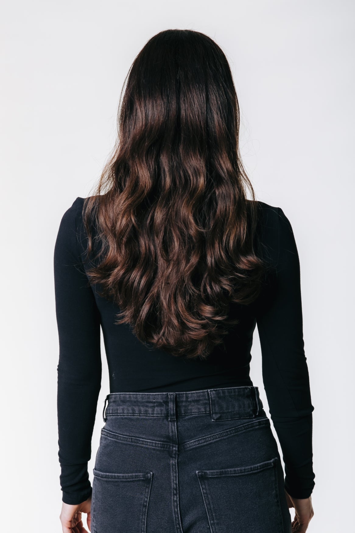 Uni Fitted Longsleeve T-shirt | Black