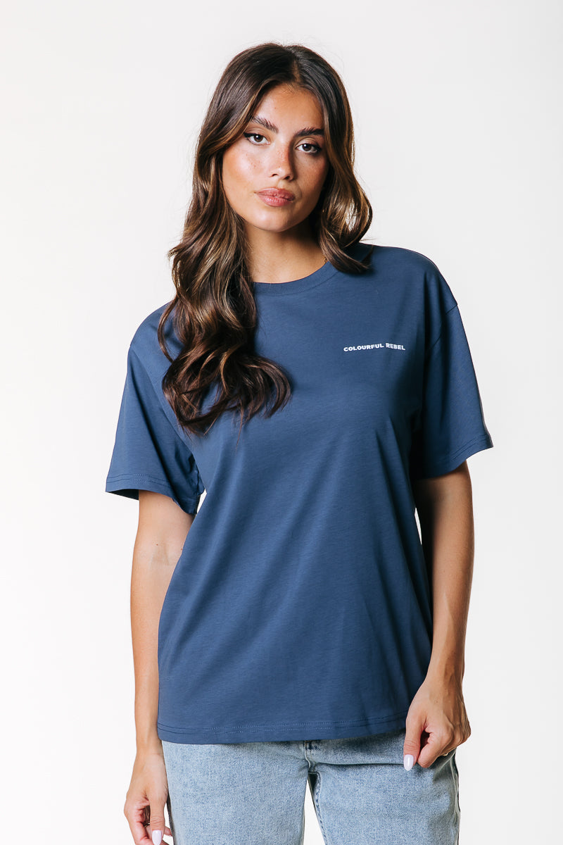 Sand and Dust T-shirt | Denim blue