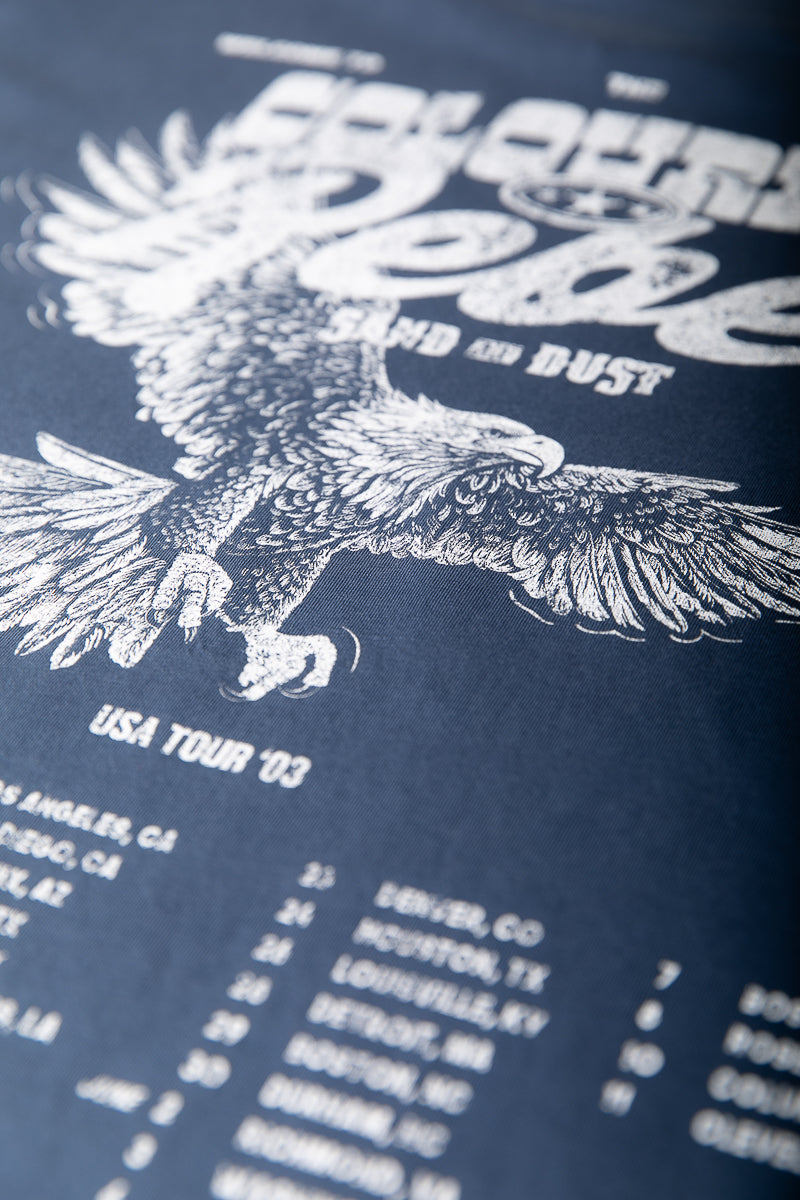 Sand and Dust T-shirt | Denim blue