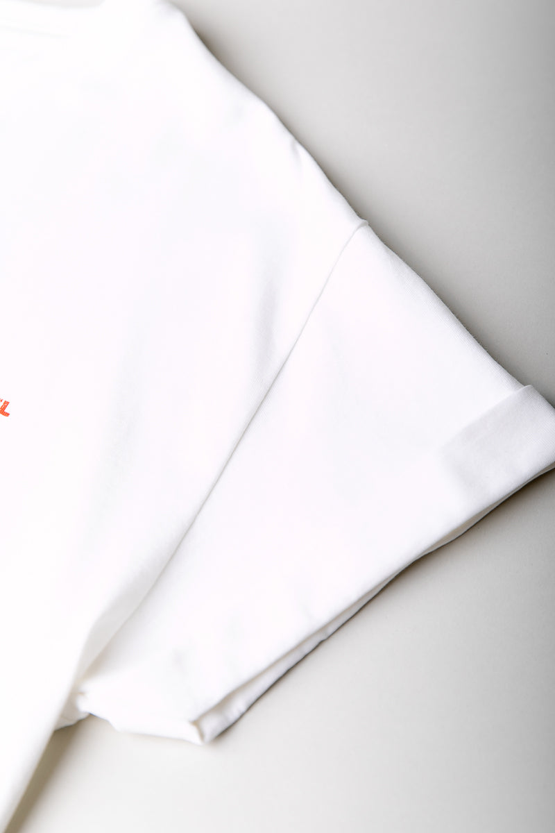 Colorful Rebel Flower T-shirt | Standard white