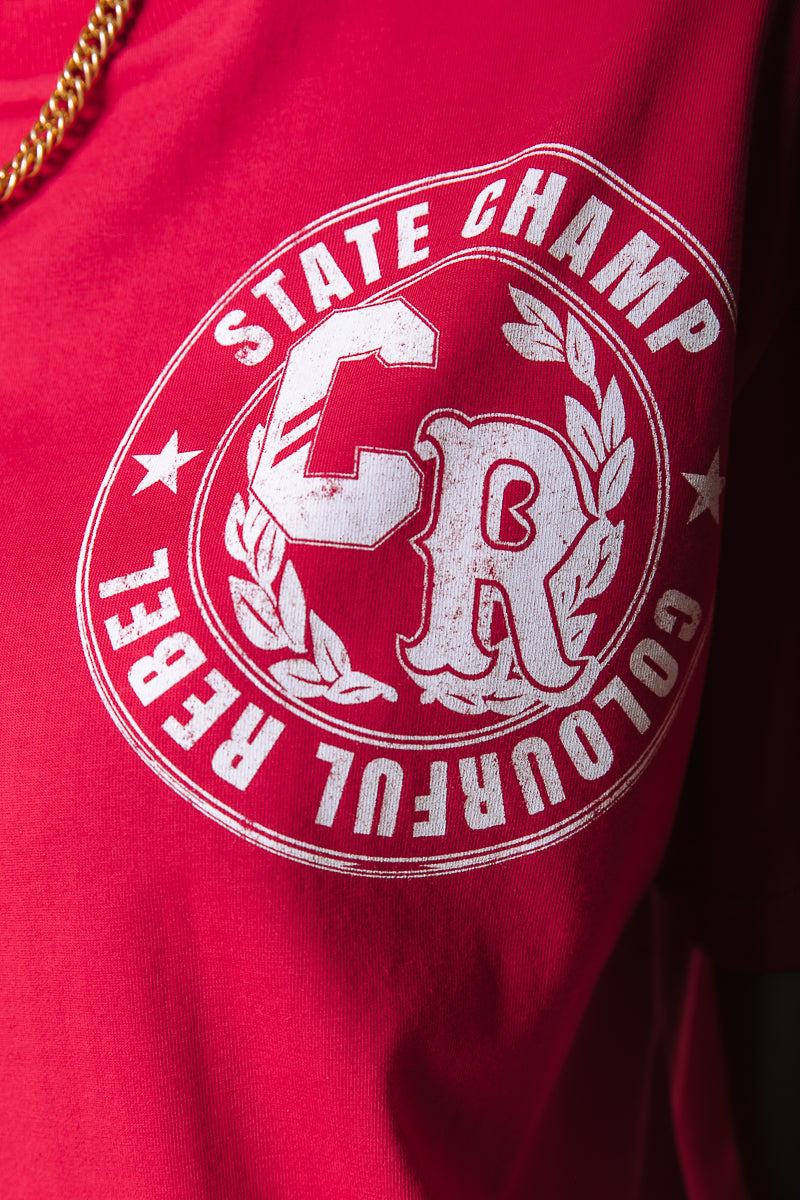 Varsity T-shirt | Medium red