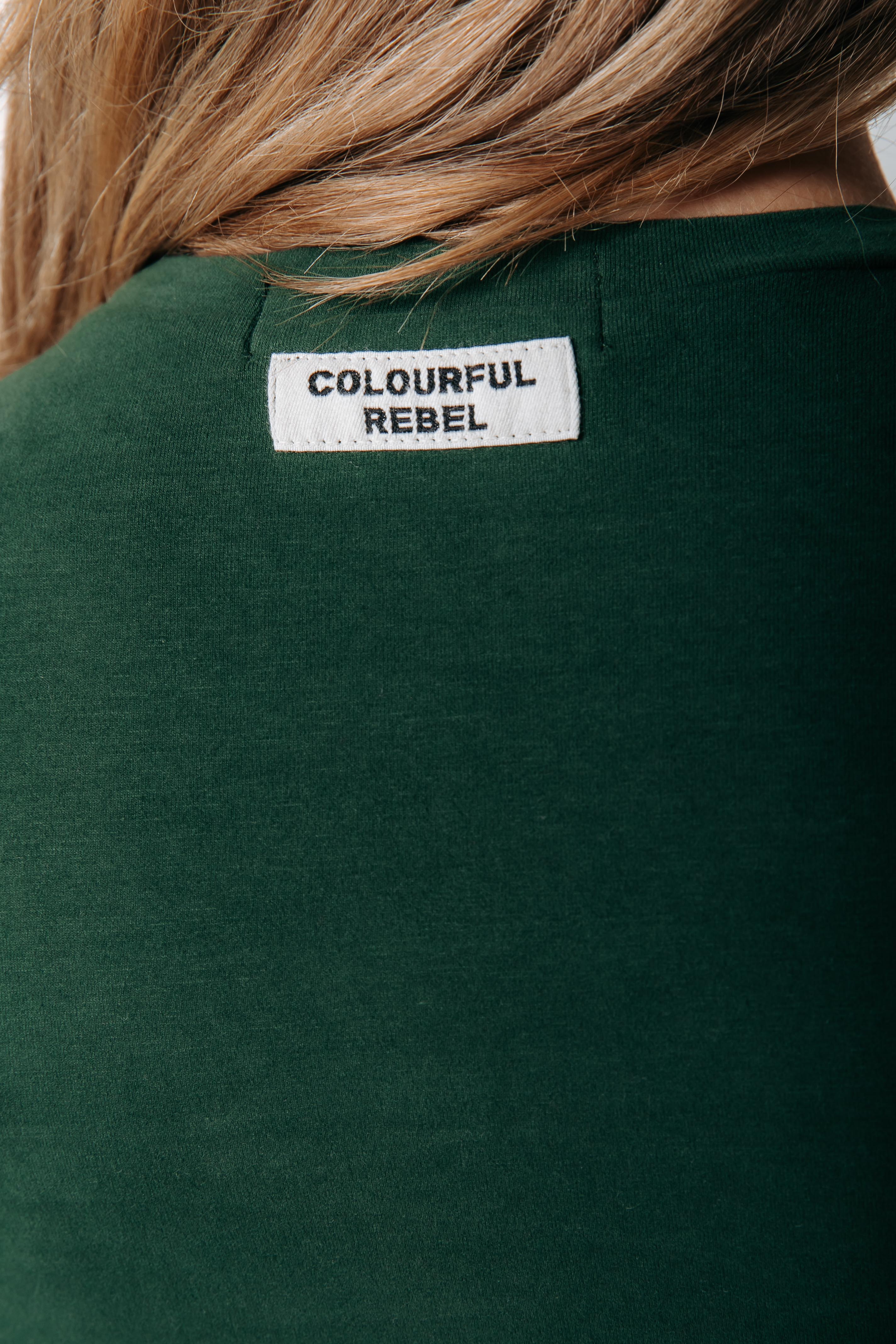 Fitted Longsleeve Top | Dark green