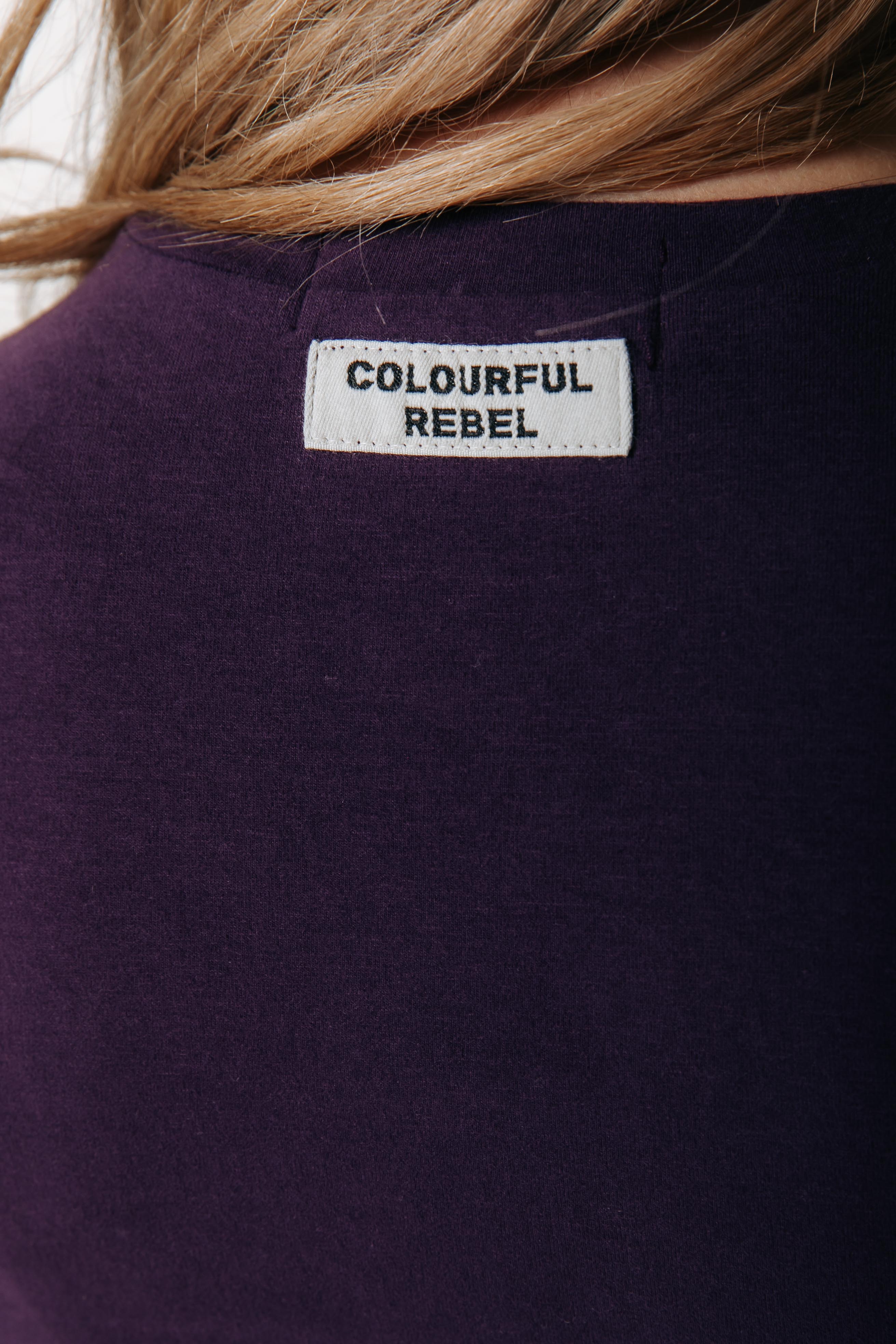 Fitted Longsleeve Top | Dark purple