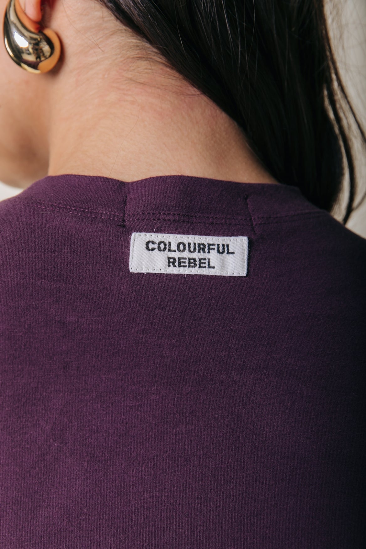 Uni Fitted T-shirt | Dark purple