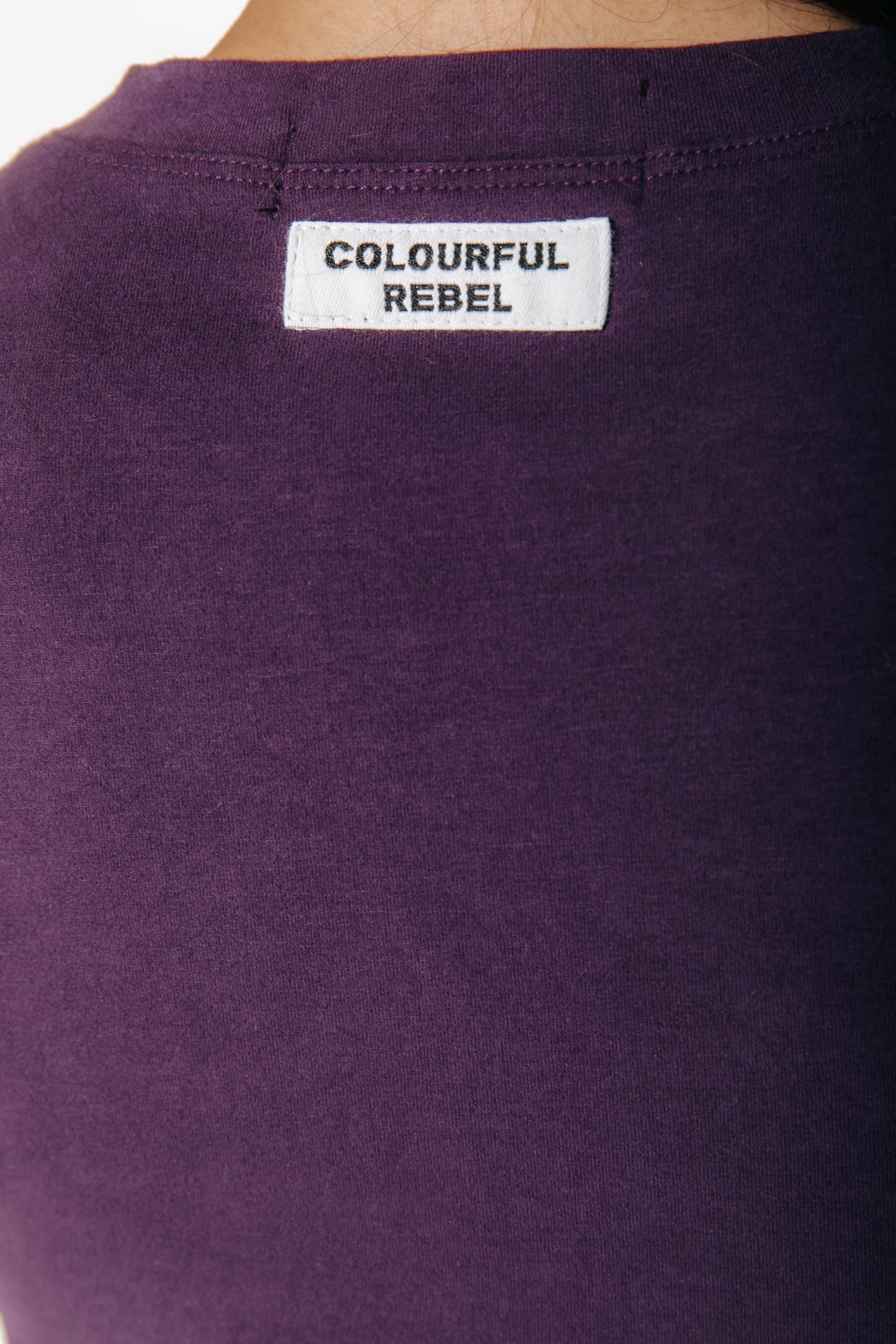 Fitted T-shirt | Dark purple