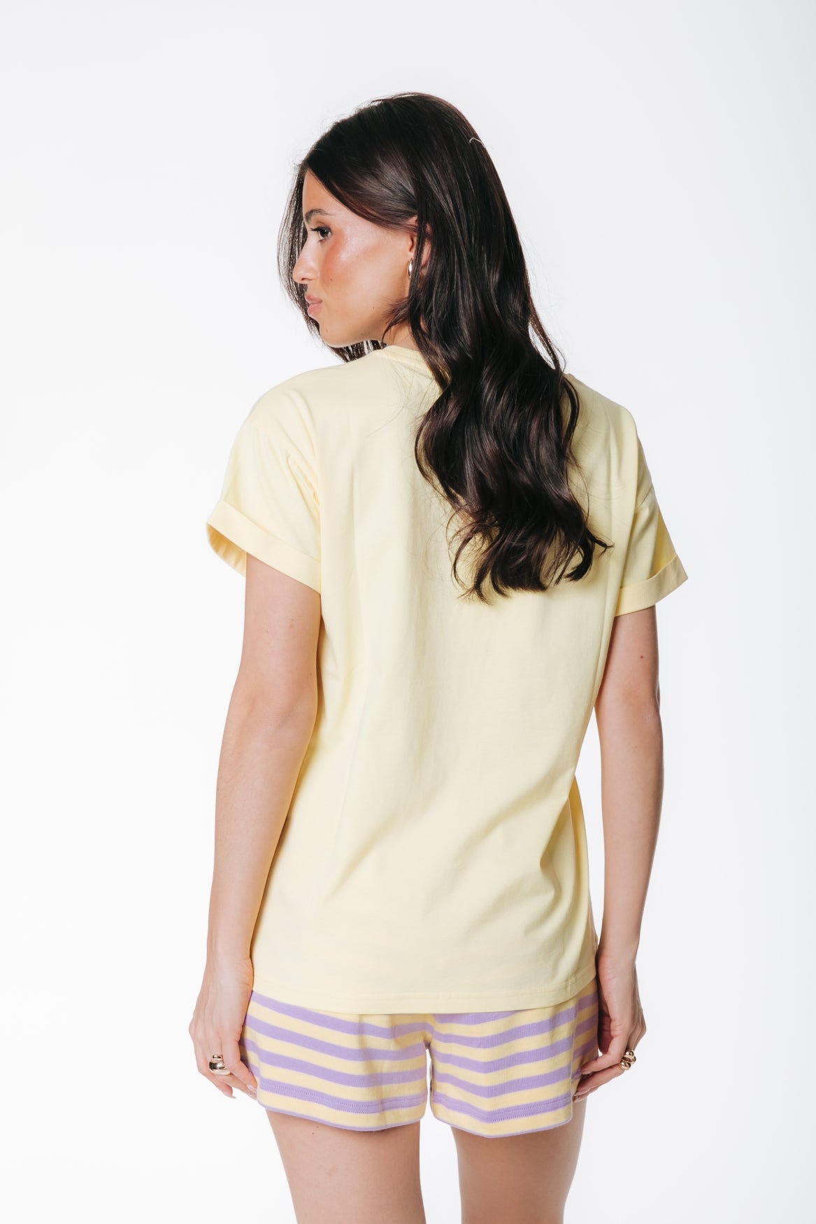Uni Logo T-shirt | Warm yellow