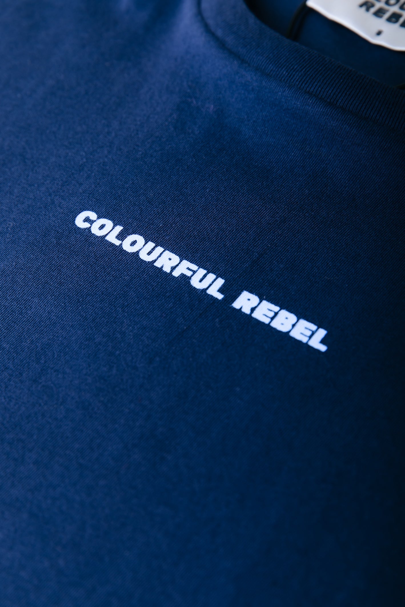 Uni Logo Boxy Tee | Dunkelblau