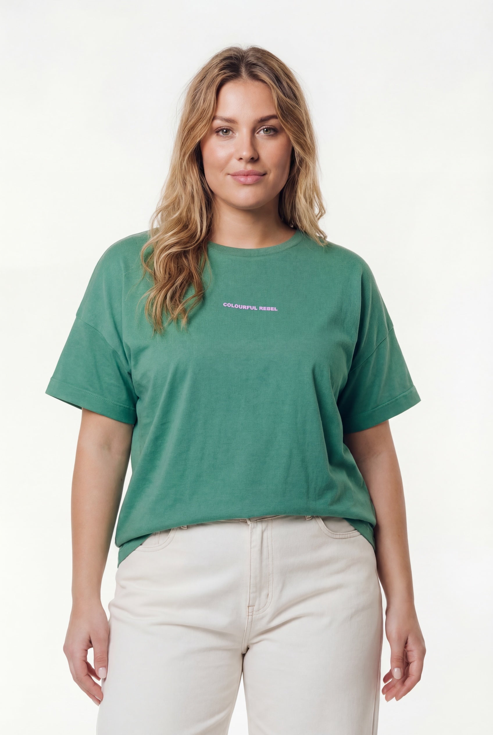 CR 76 T-shirt | Off Green