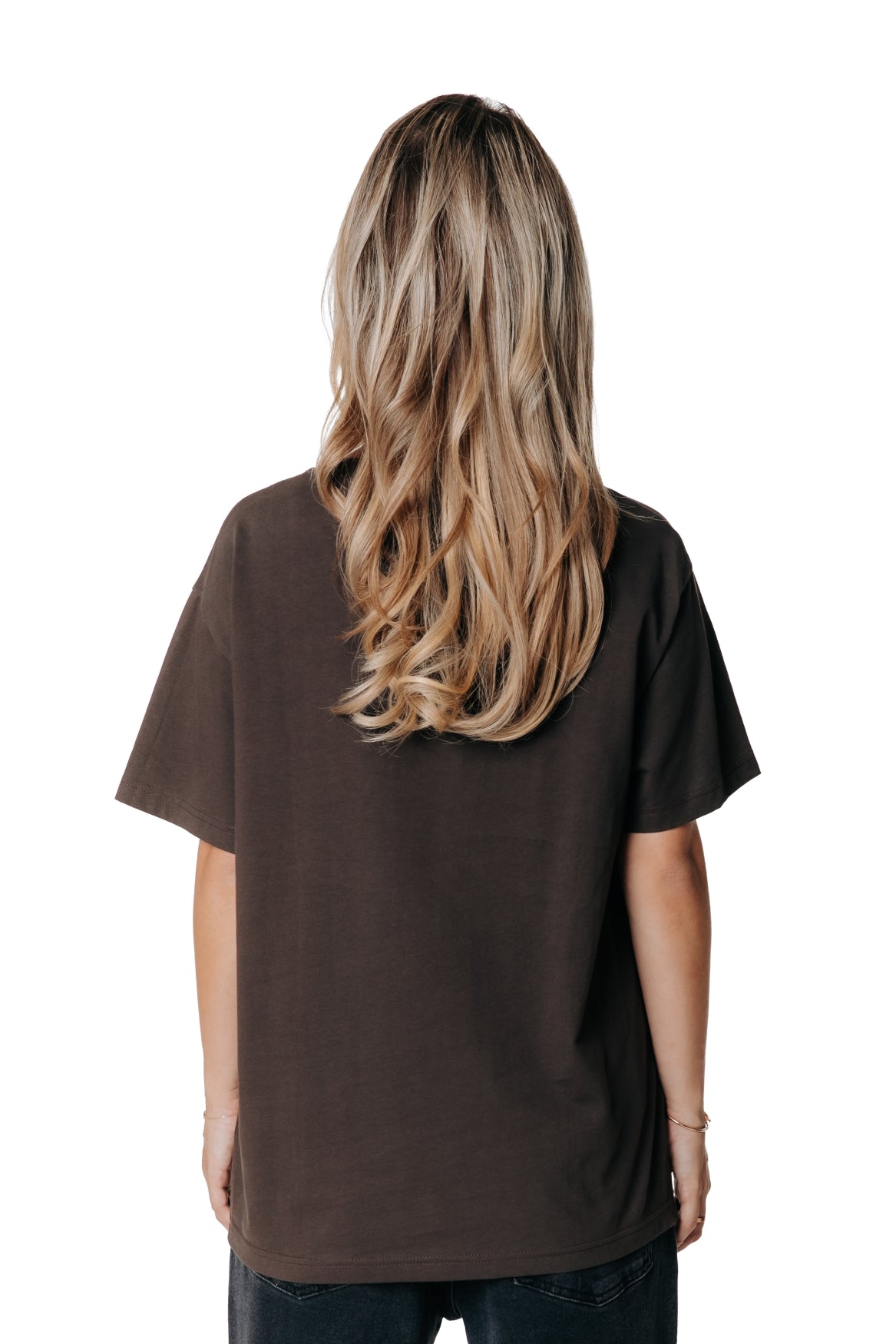 Label T-shirt | Brown