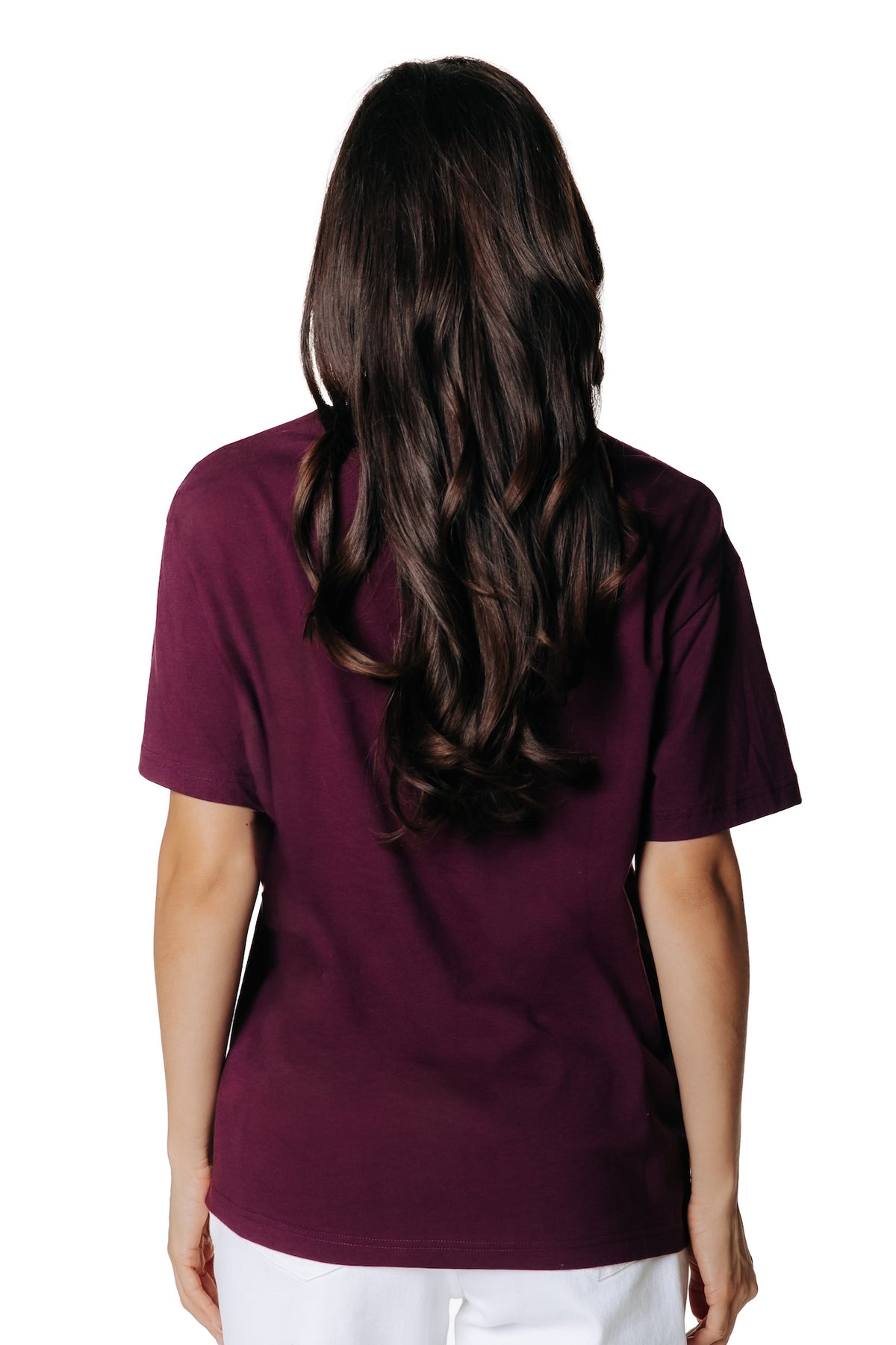 Label T-shirt | Merlot Red