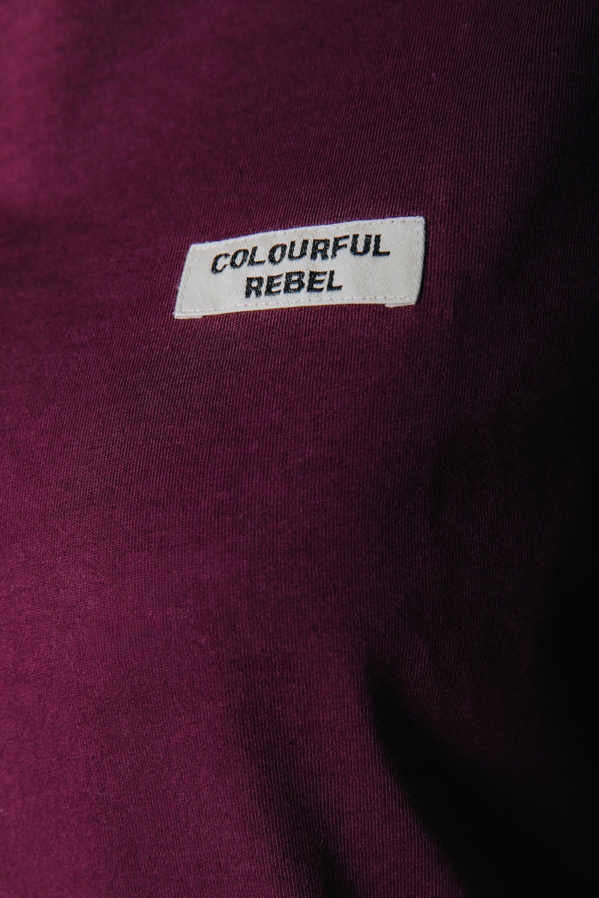 Label T-shirt | Merlot Red