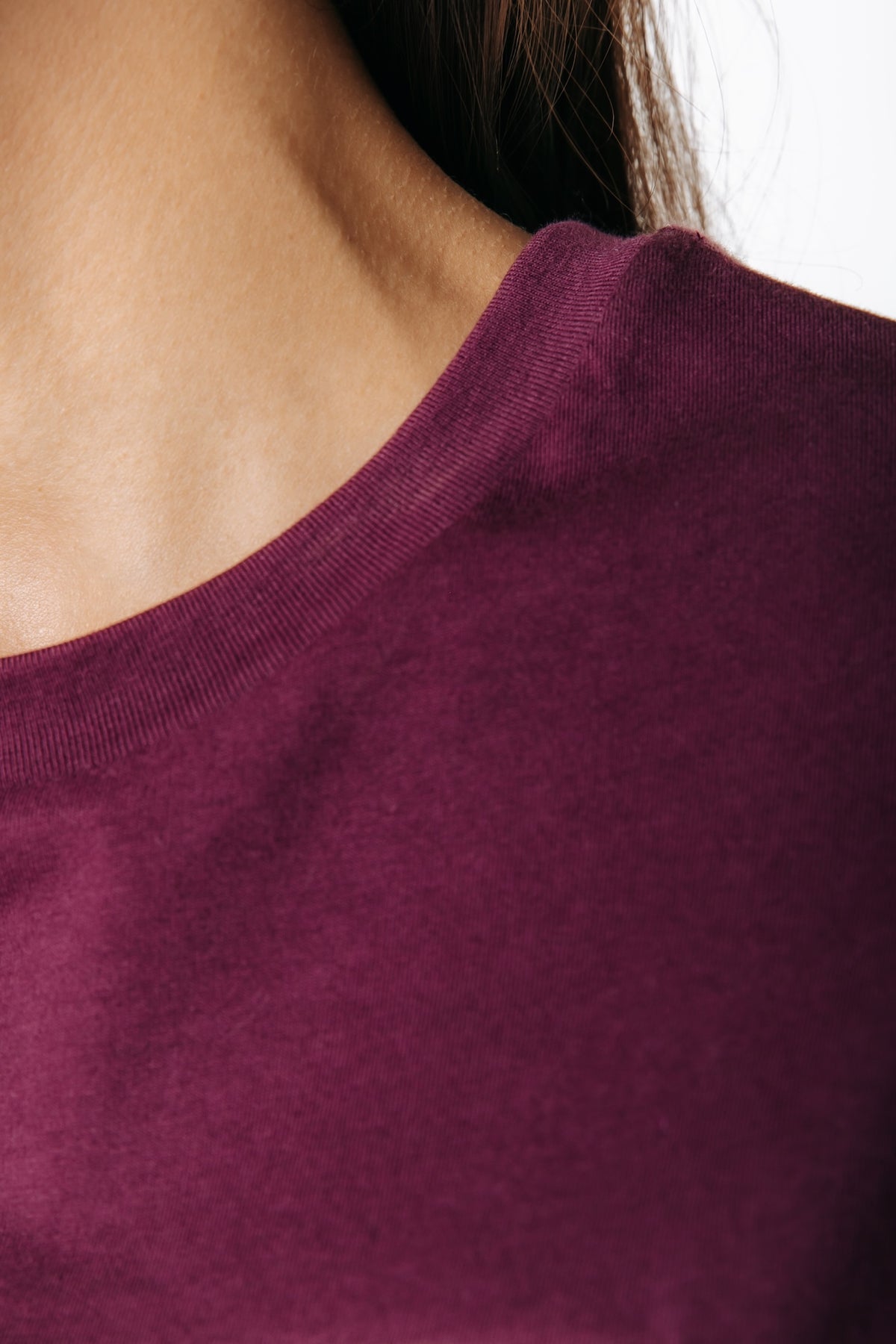 Label T-shirt | Merlot Red
