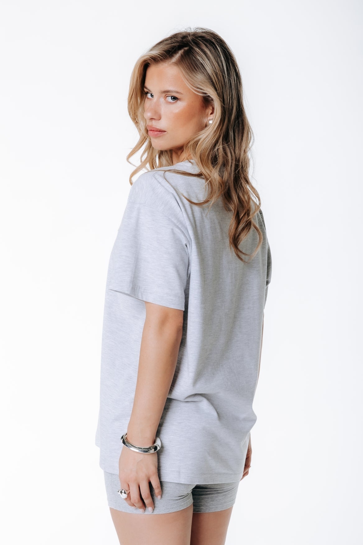 Label T-shirt | Light Grey