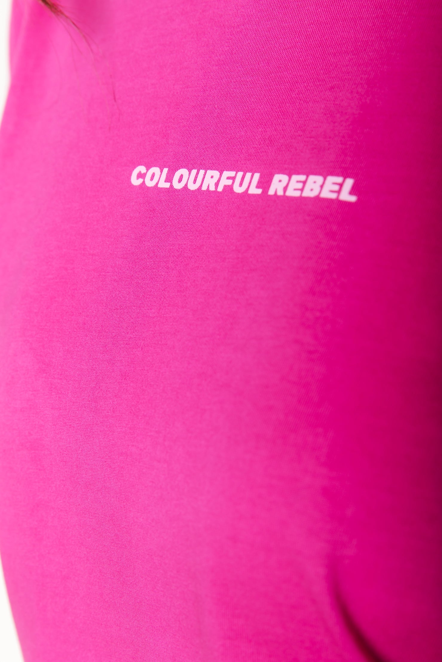 Uni Logo T-shirt | Dark fuchsia