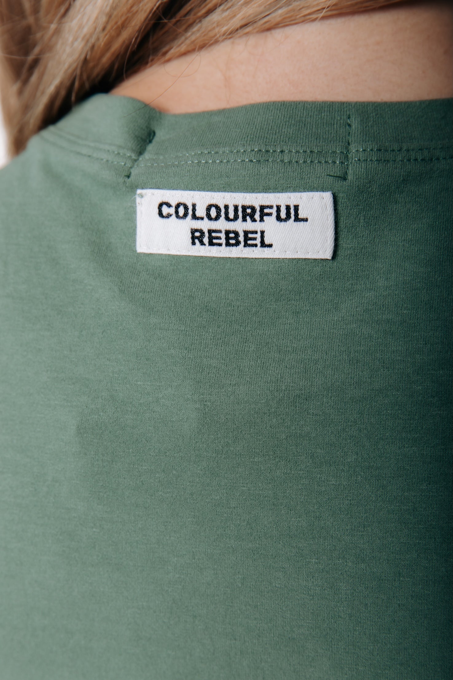 Fitted T-shirt | Olive Green