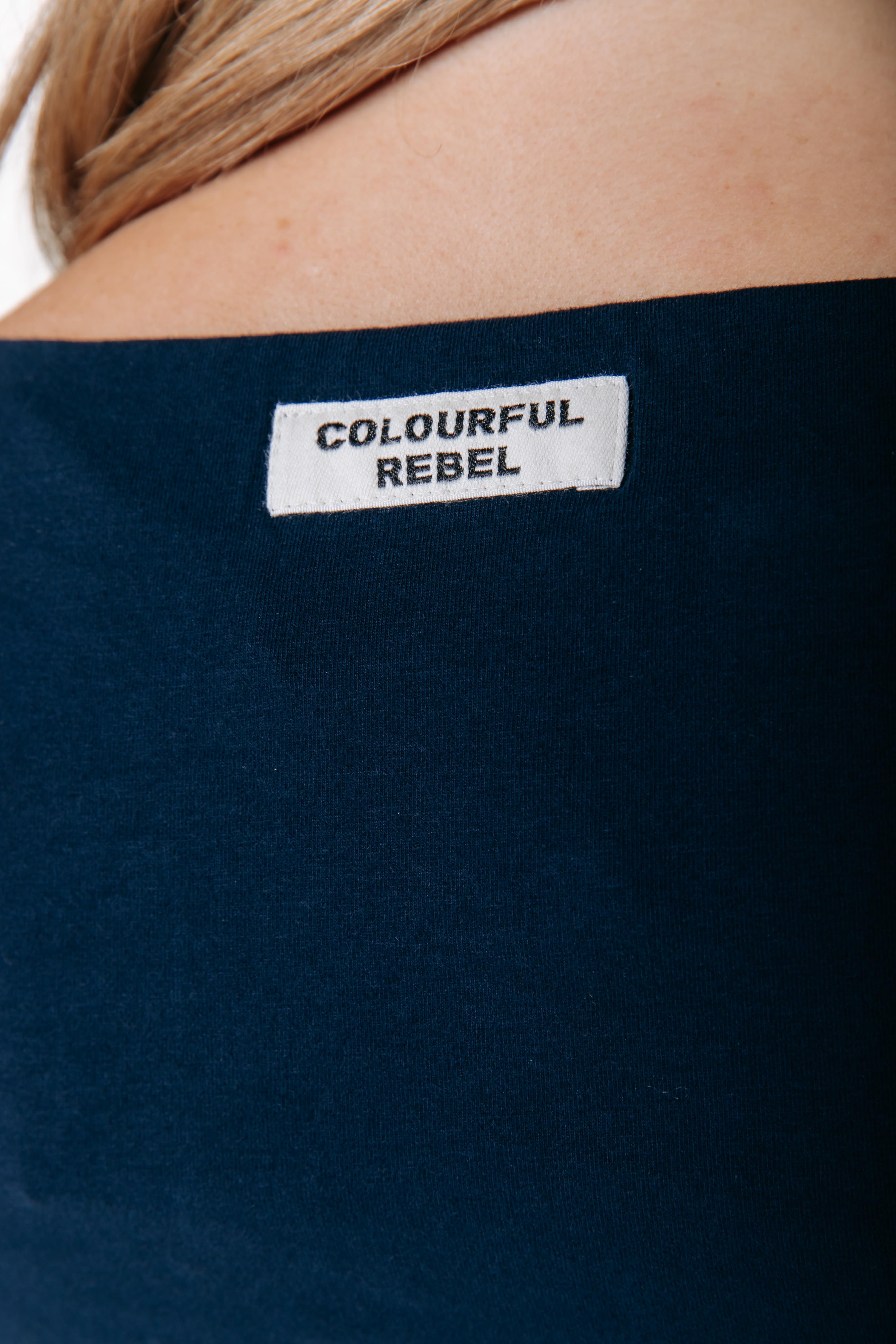 Fitted Boatneck Top | Dark Navy