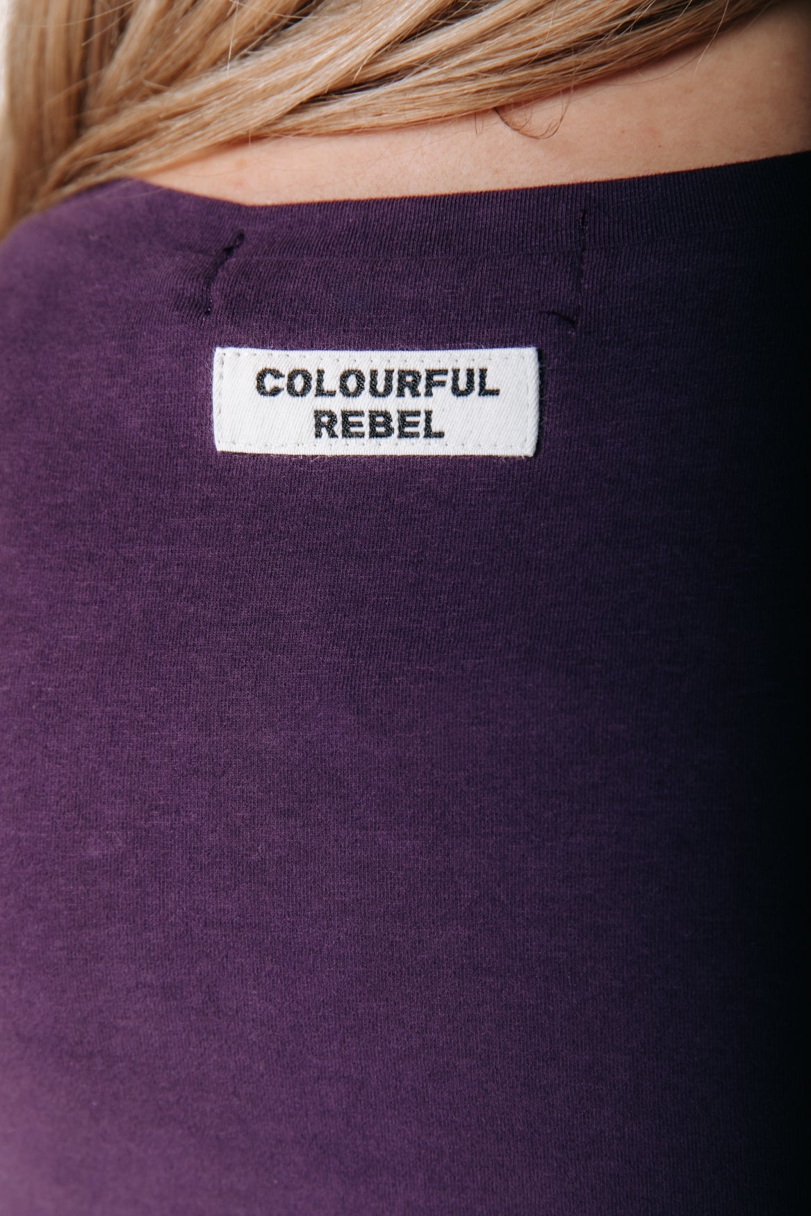 Fitted Wideneck Top | Dunkelviolett