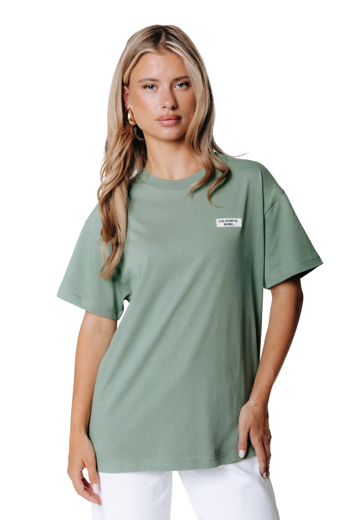 Label T-shirt | Olive Green