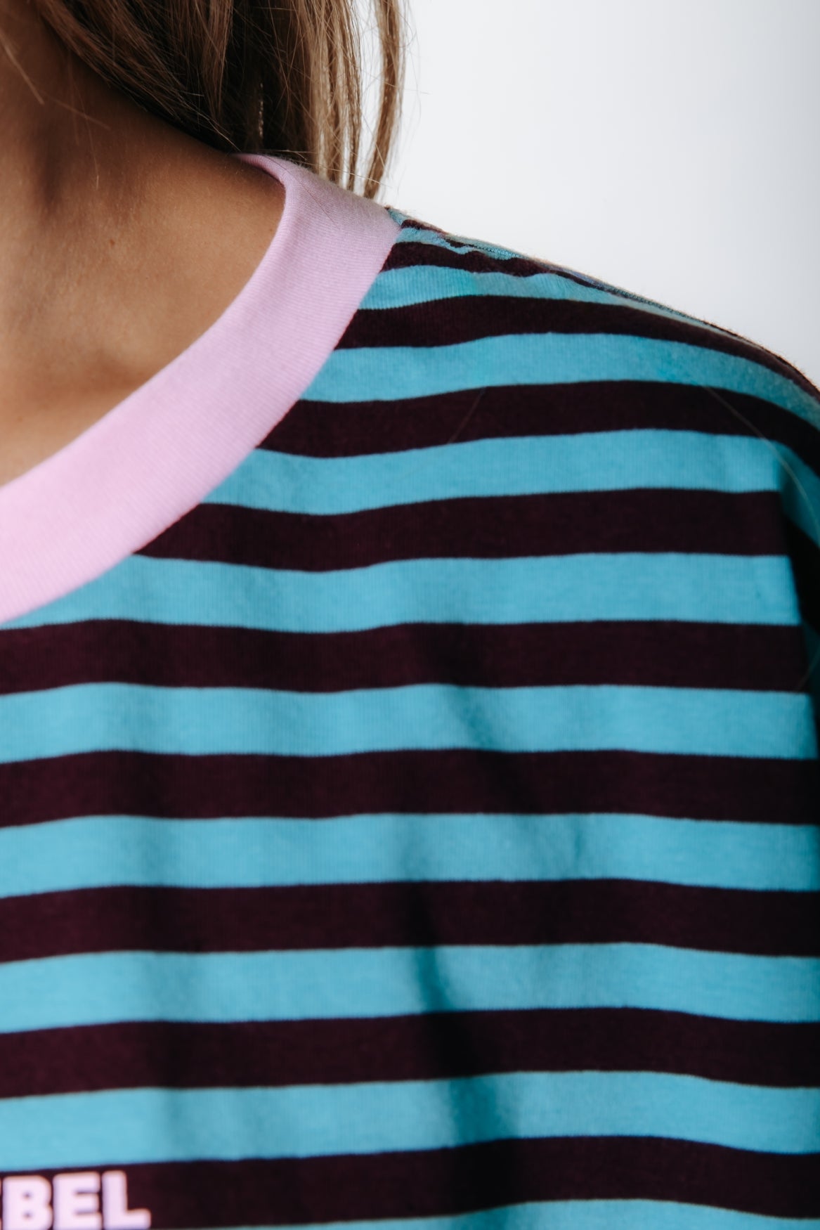 Two Colored Striped Longsleeve | Brown / Blue