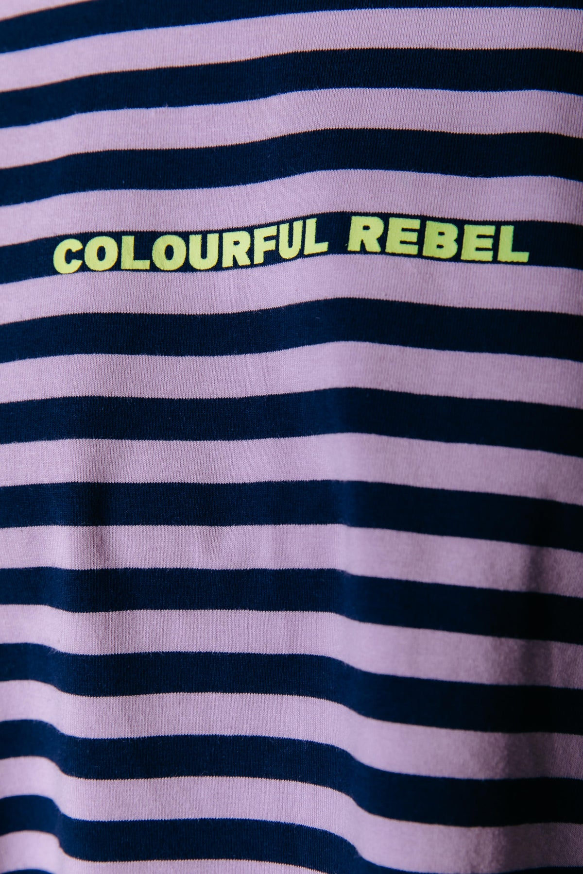 Two Colored Striped Longsleeve | Pink / Navy