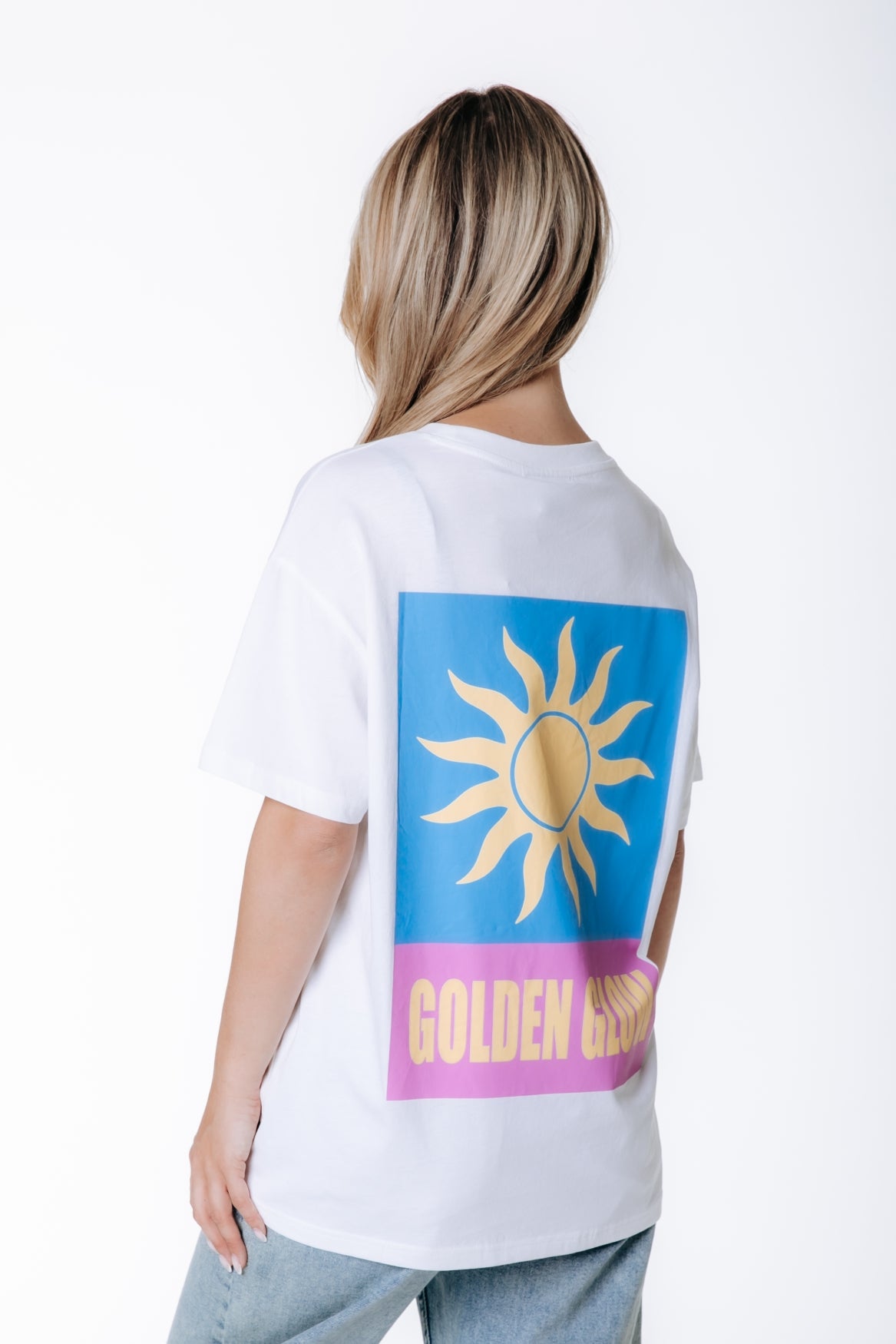 Golden Glow T-shirt | Standard white