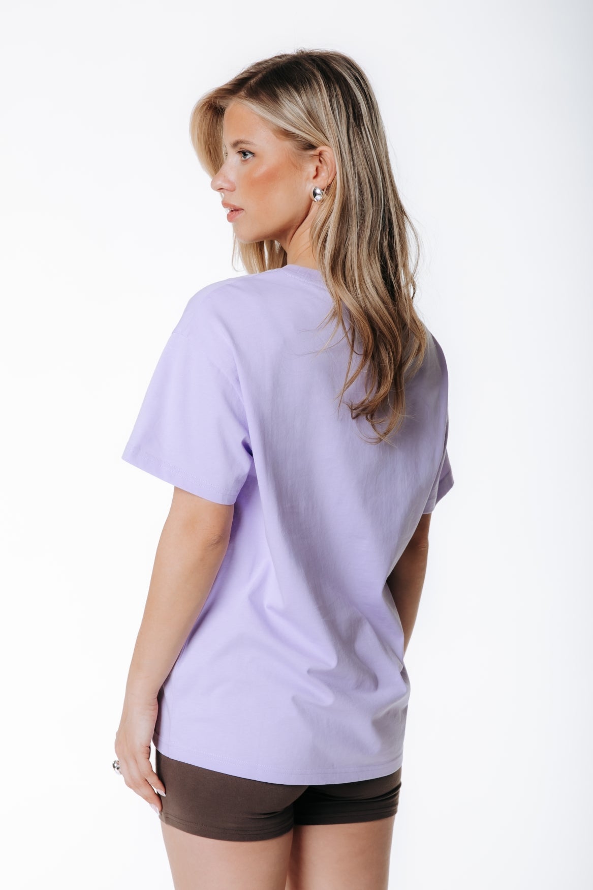 Label T-shirt | Lilac