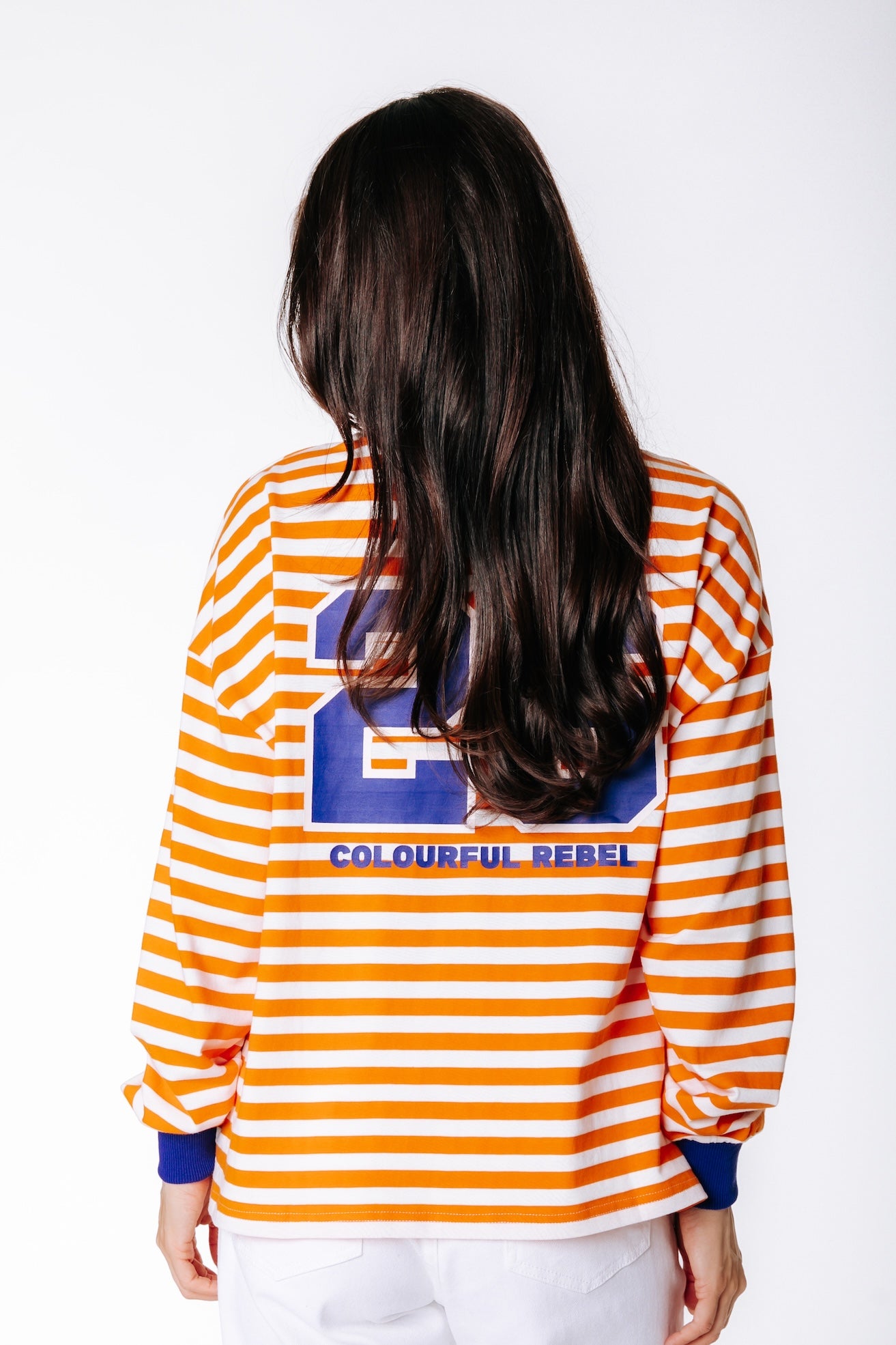 World Cup Longsleeve | Weiß/Orange
