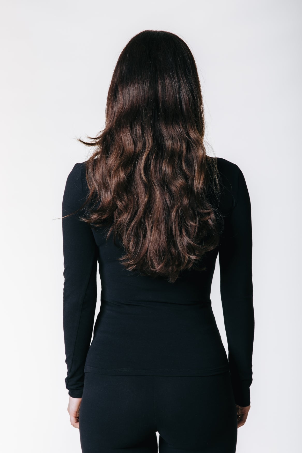 Uni Fitted Zip Top | Black