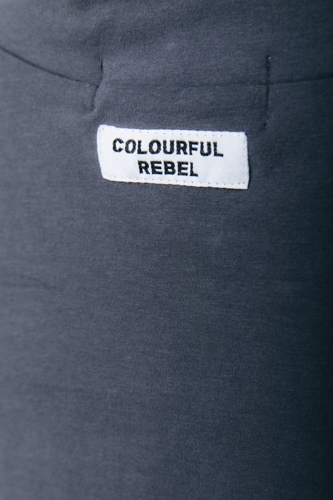 Uni Fitted Turtleneck Top | Dark grey