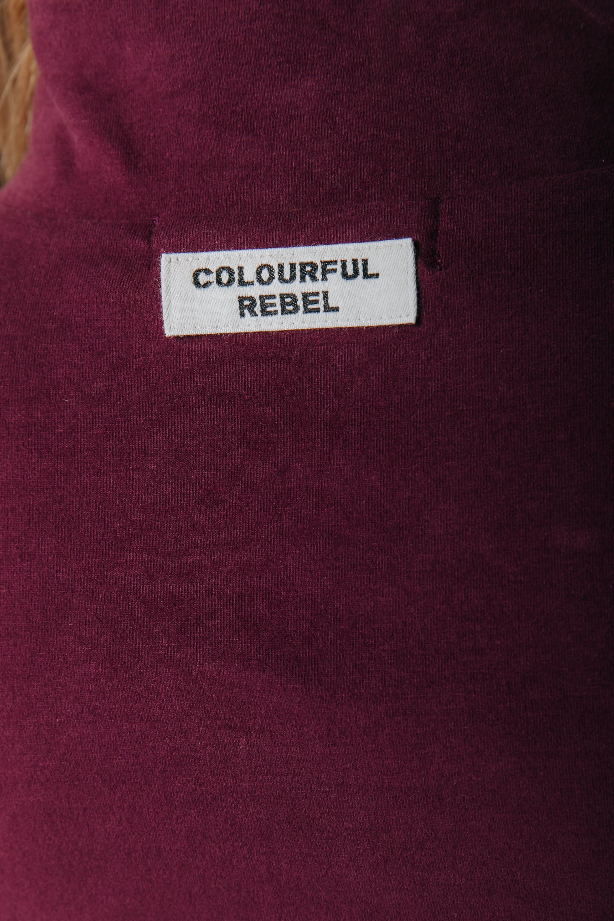 Fitted Zip Top | Merlot Red