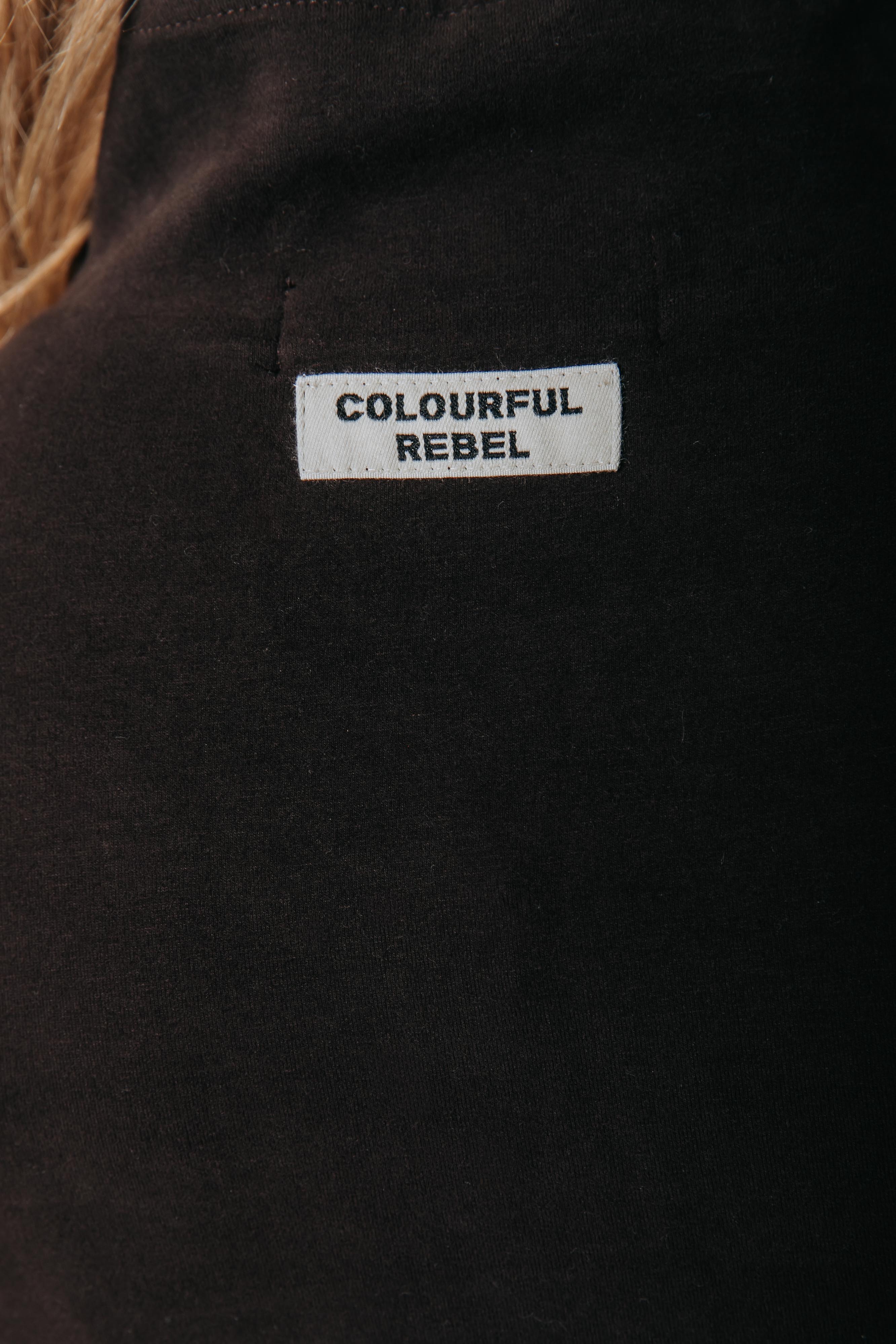 Fitted Zip Top | Darkest Brown