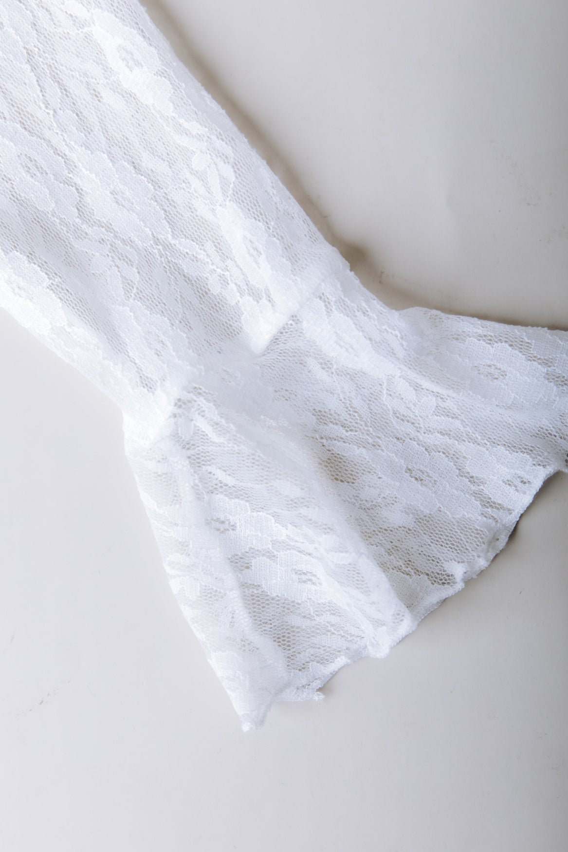 Nena Lace High Neck Top | Off white