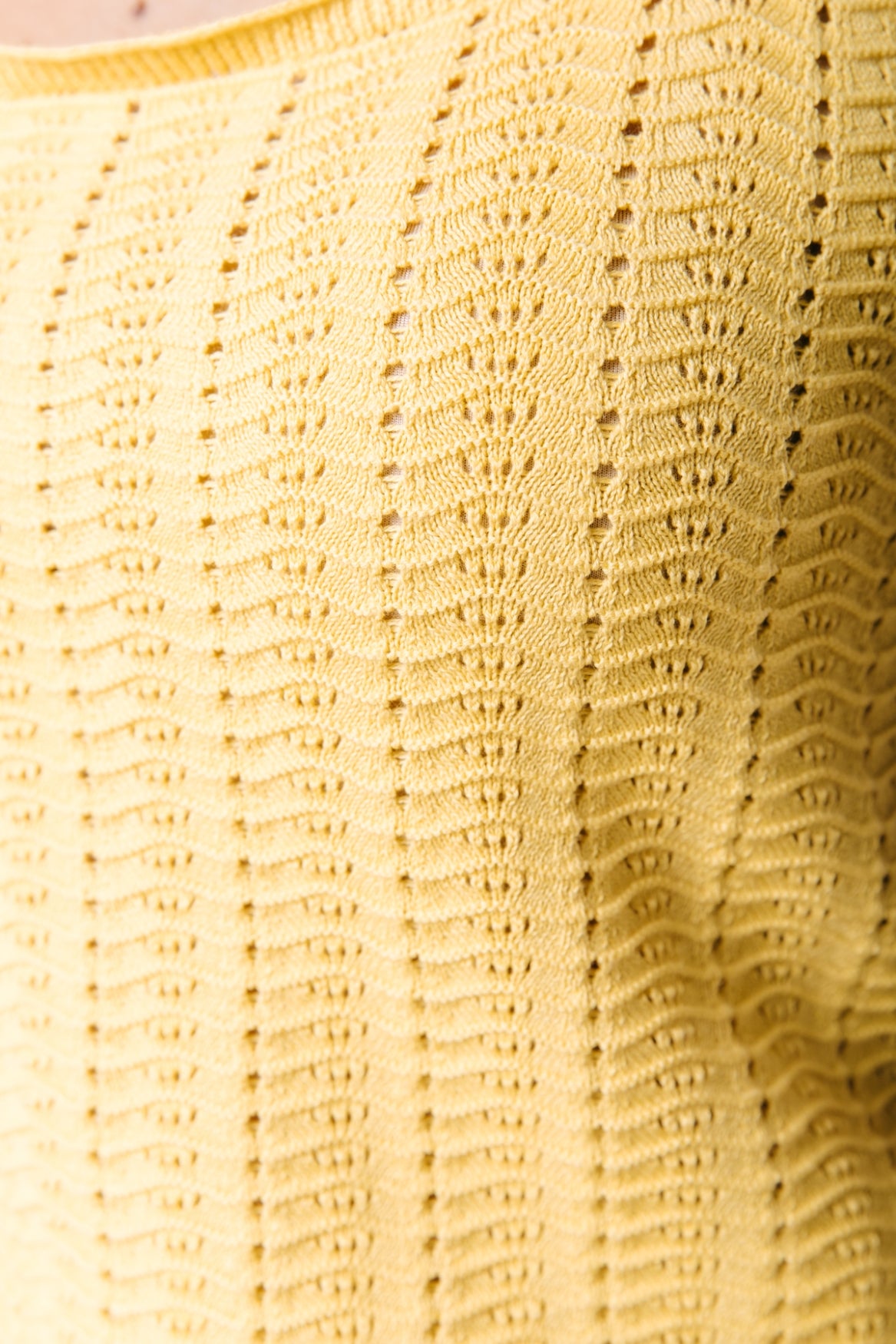 Sisi Crochet Sleeveless Top | Warm yellow