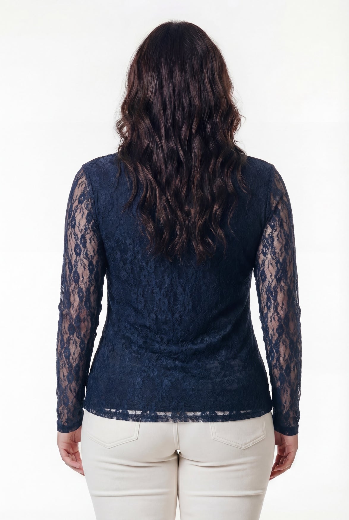 Nena Lace Top | Navy