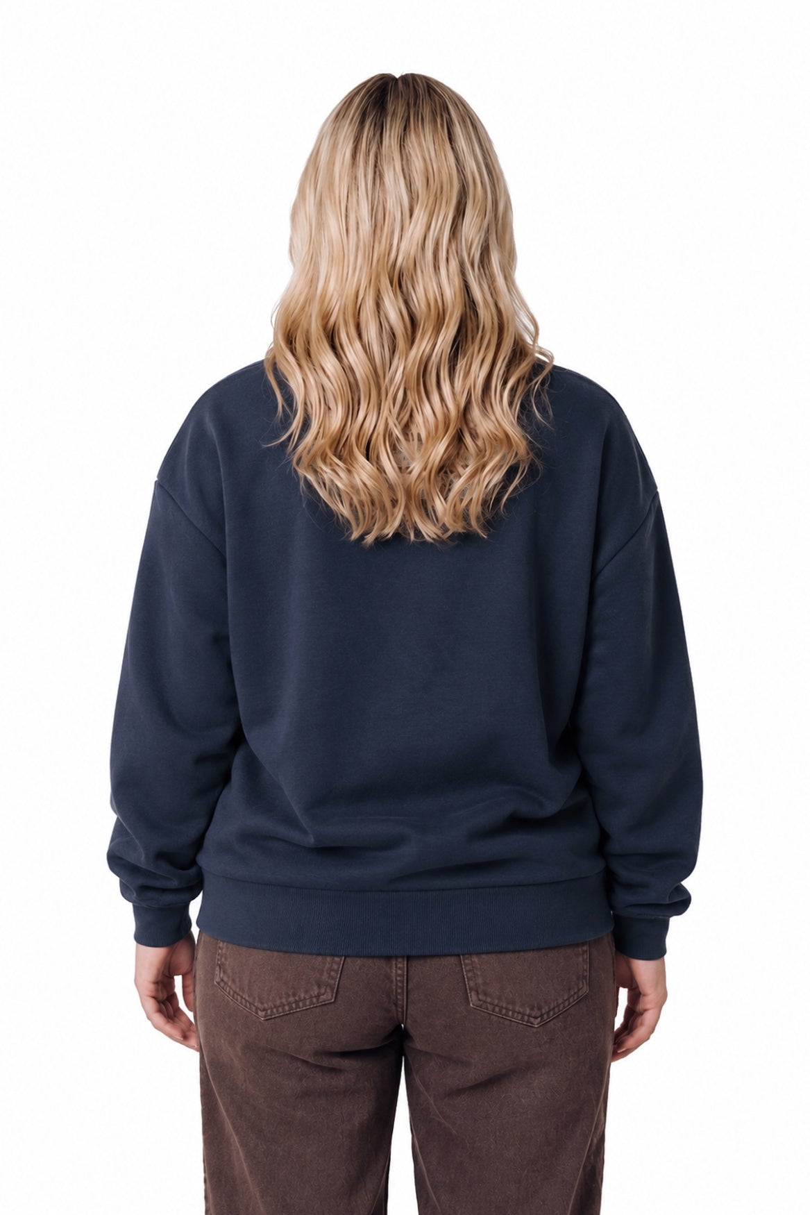 Logo Wave Sweat | Navy
