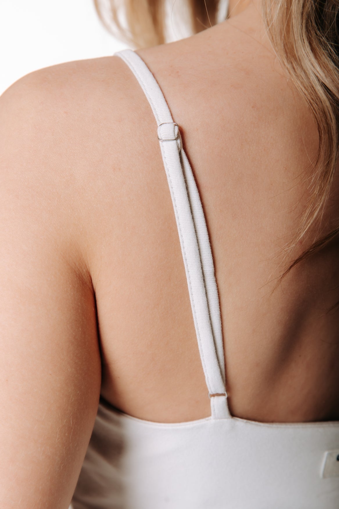 Fitted Strap Top | Stone