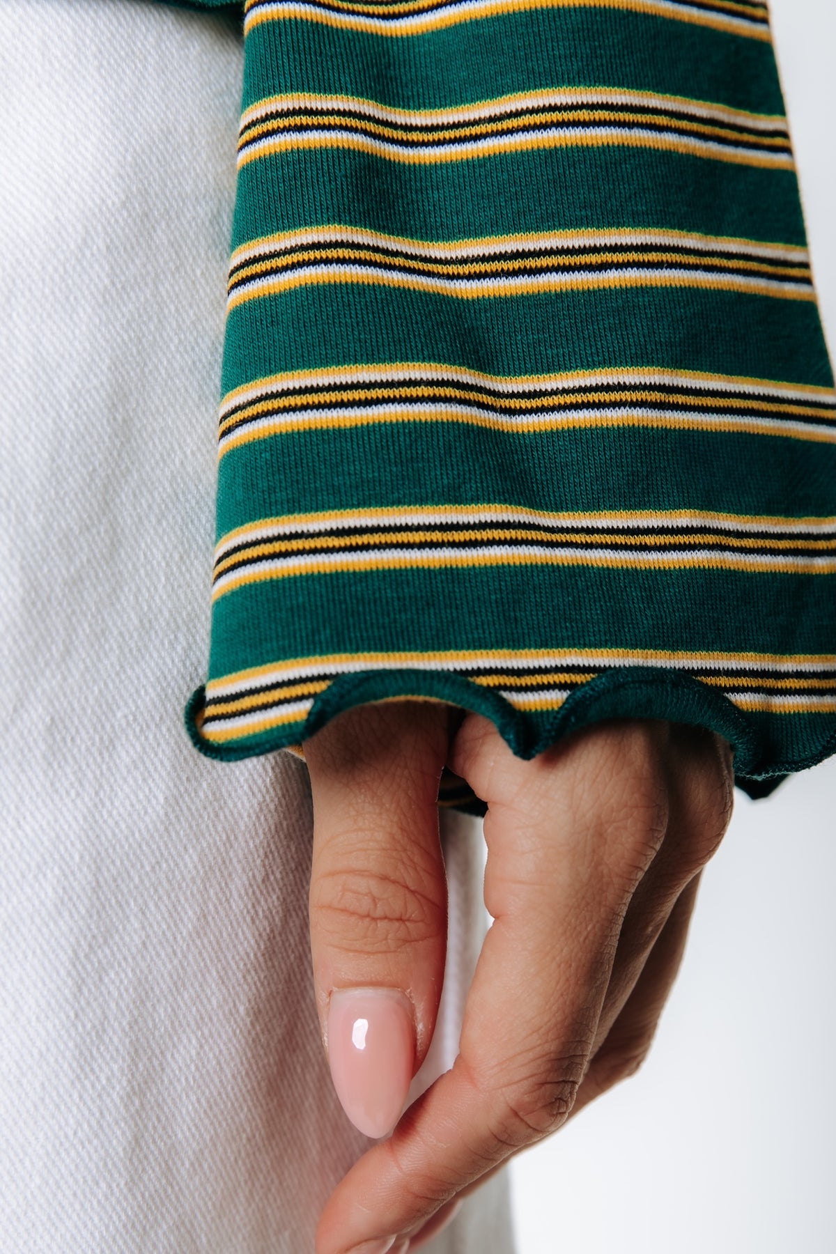 Livy Stripe Longsleeve | Green / Yellow