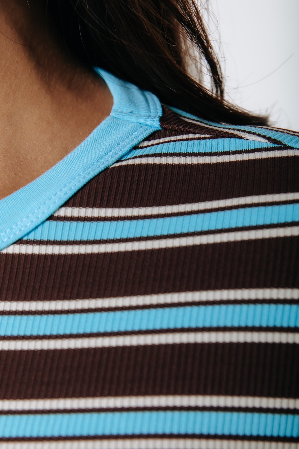 Livy Stripe Longsleeve | Brown / Blue