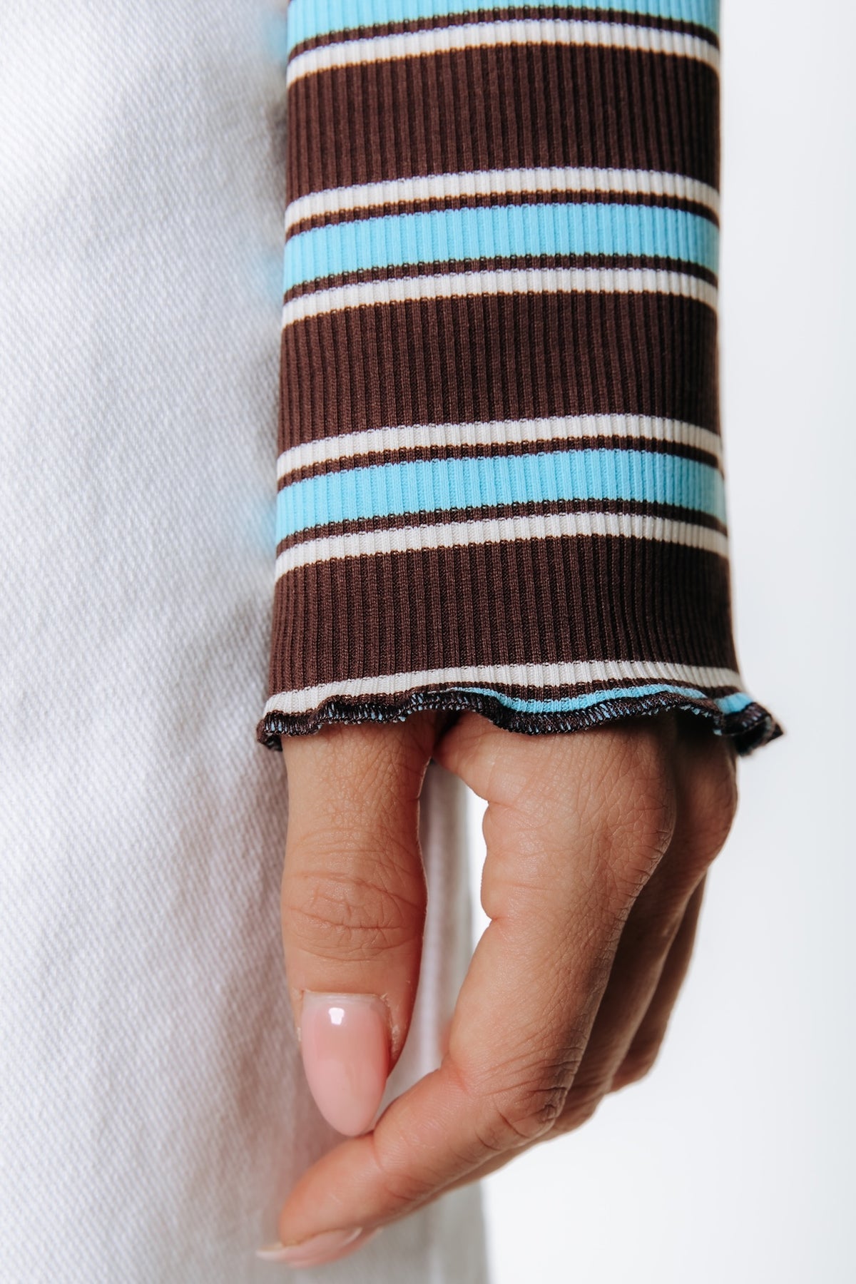 Livy Stripe Longsleeve | Brown / Blue