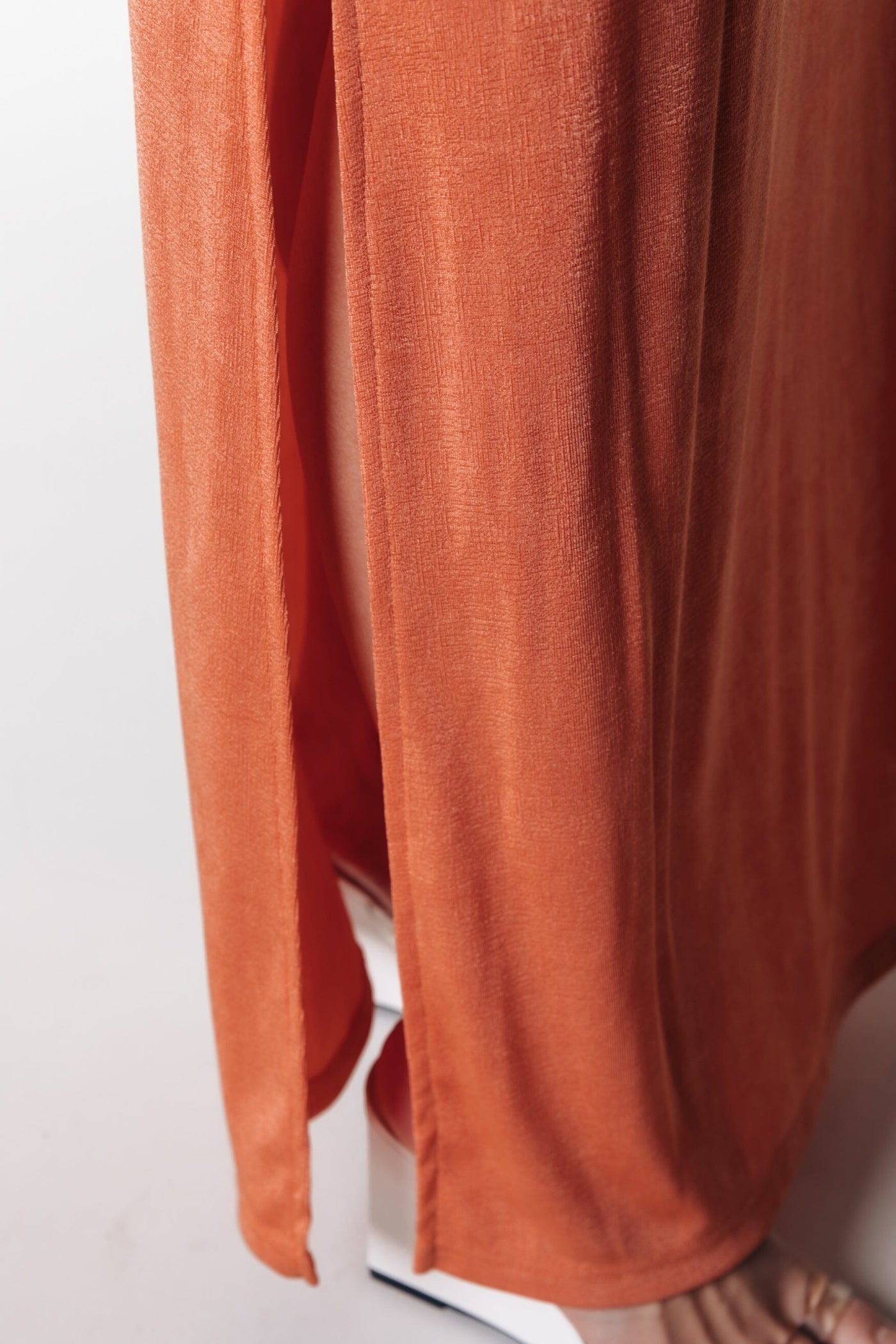 Colourful Rebel Faith Open Back Maxi Dress | Tangerine 